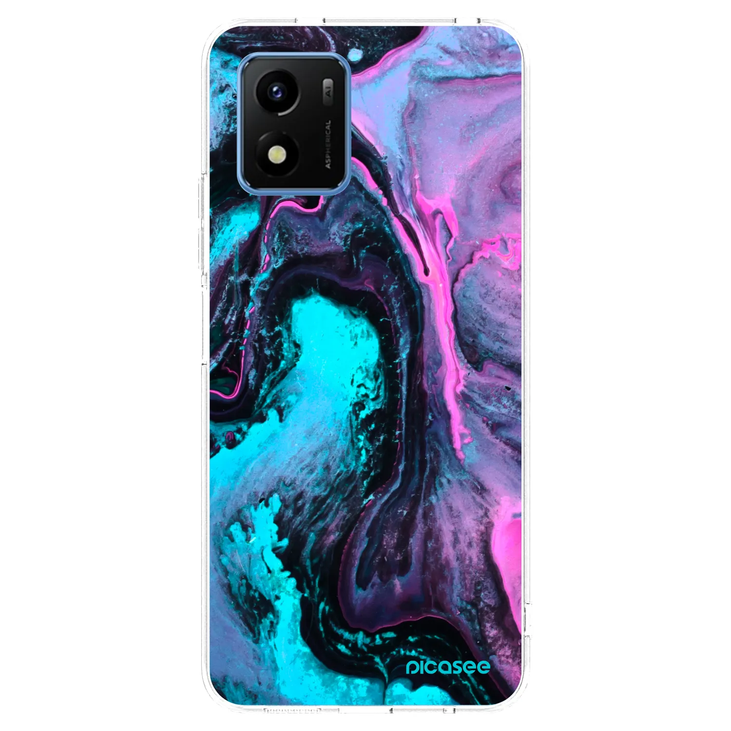 Picasee átlátszó szilikon tok az alábbi mobiltelefonokra Vivo Y01 - Lean 2