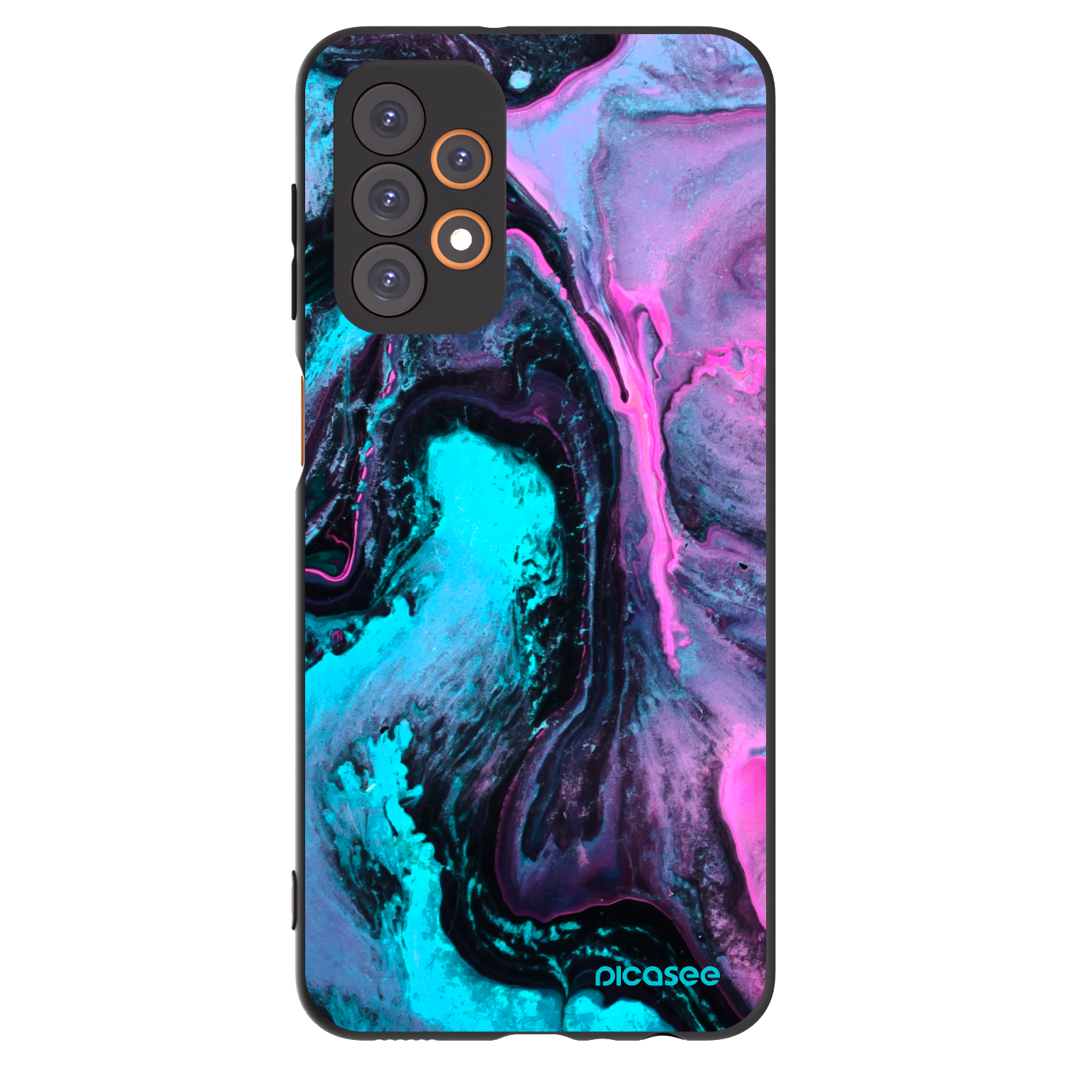 Picasee fekete szilikon tok az alábbi mobiltelefonokra Samsung Galaxy A23 A236B 5G - Lean 2