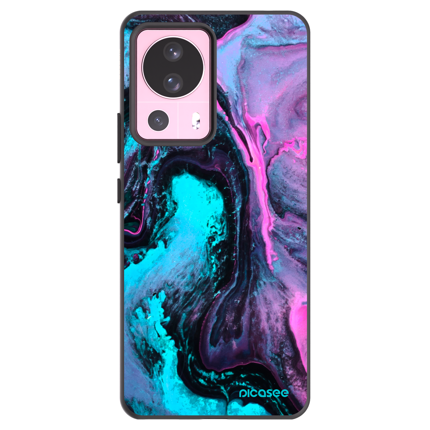 Picasee fekete szilikon tok az alábbi mobiltelefonokra Xiaomi 13 Lite - Lean 2