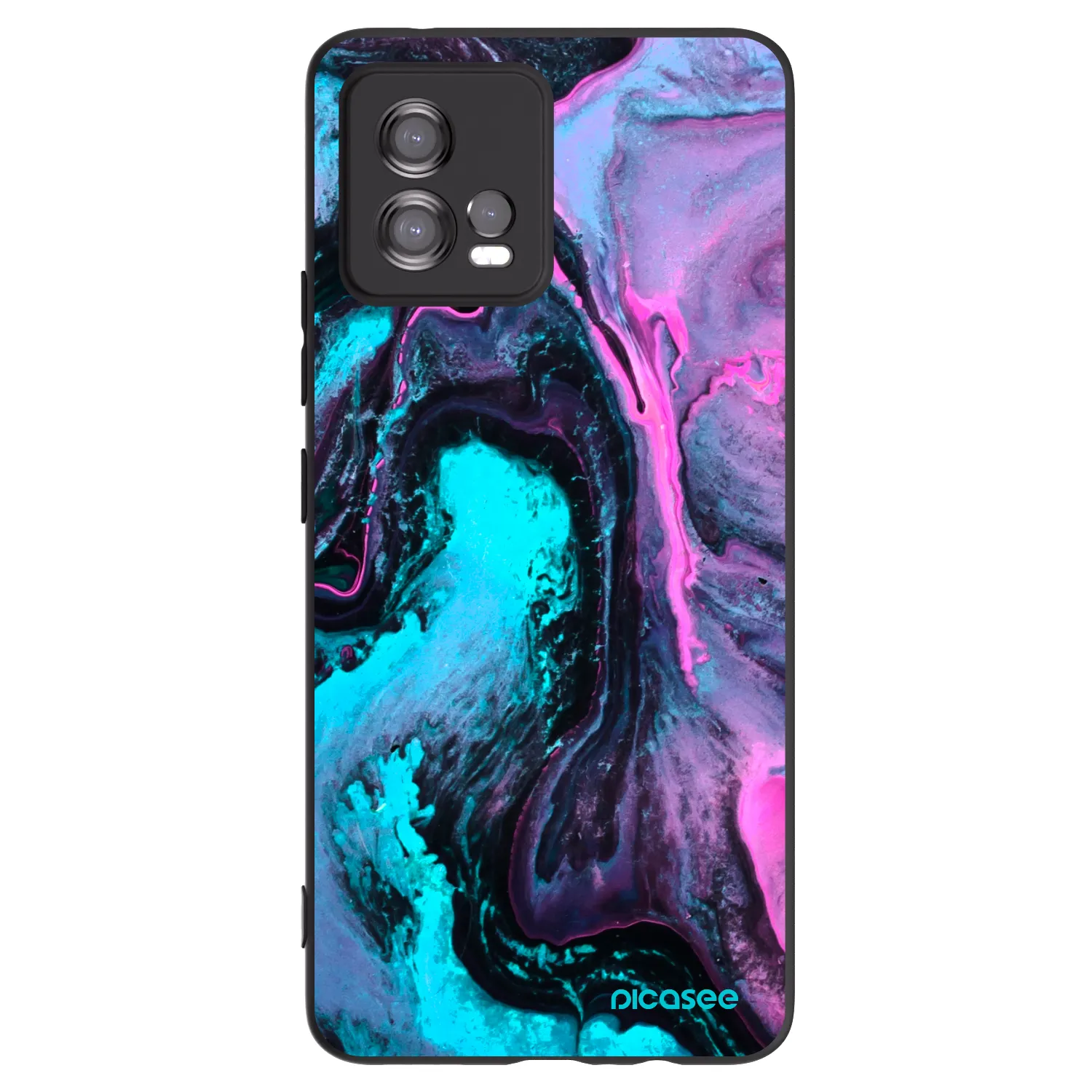 Picasee fekete szilikon tok az alábbi mobiltelefonokra Motorola Moto G72 - Lean 2