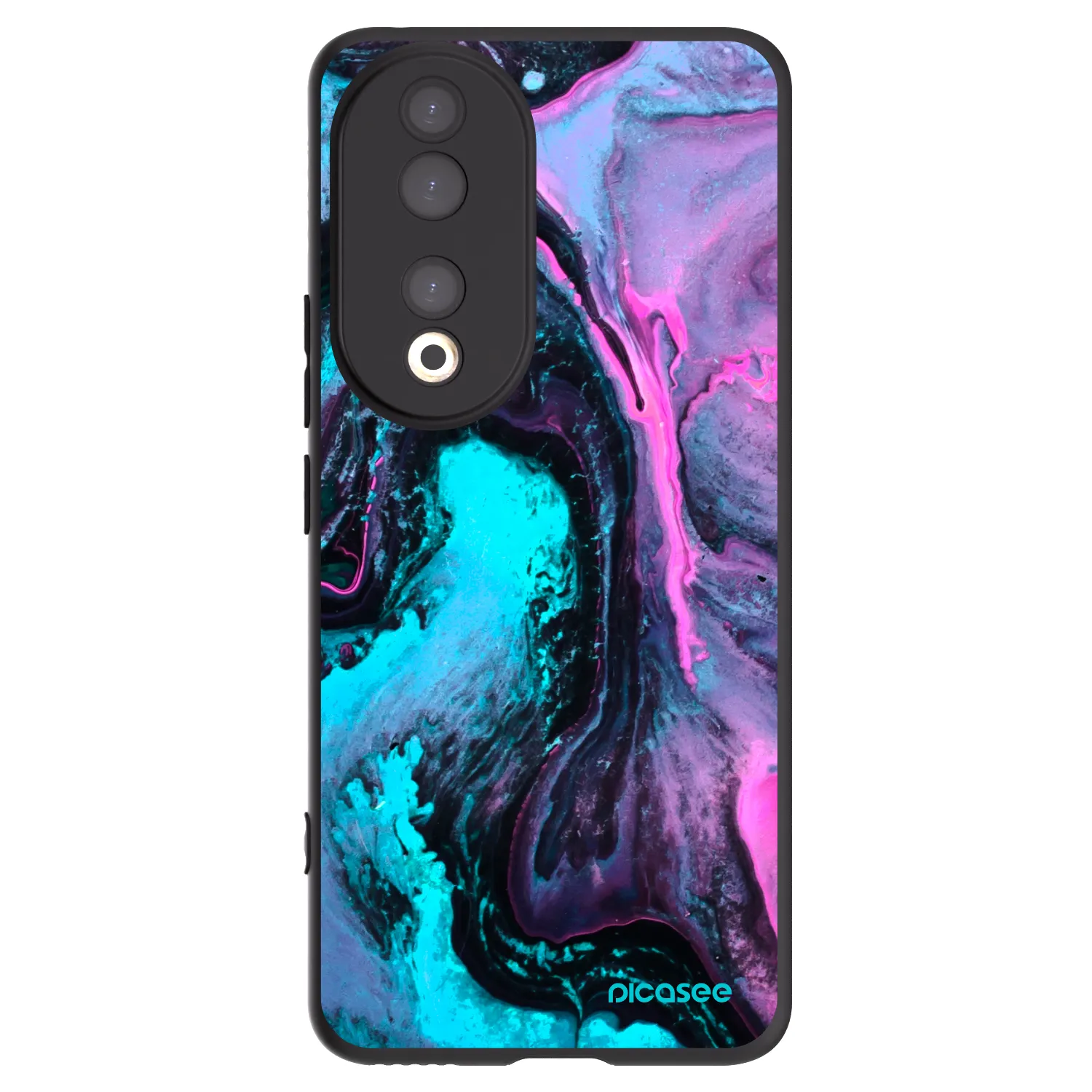 Picasee fekete szilikon tok az alábbi mobiltelefonokra Honor 90 5G - Lean 2