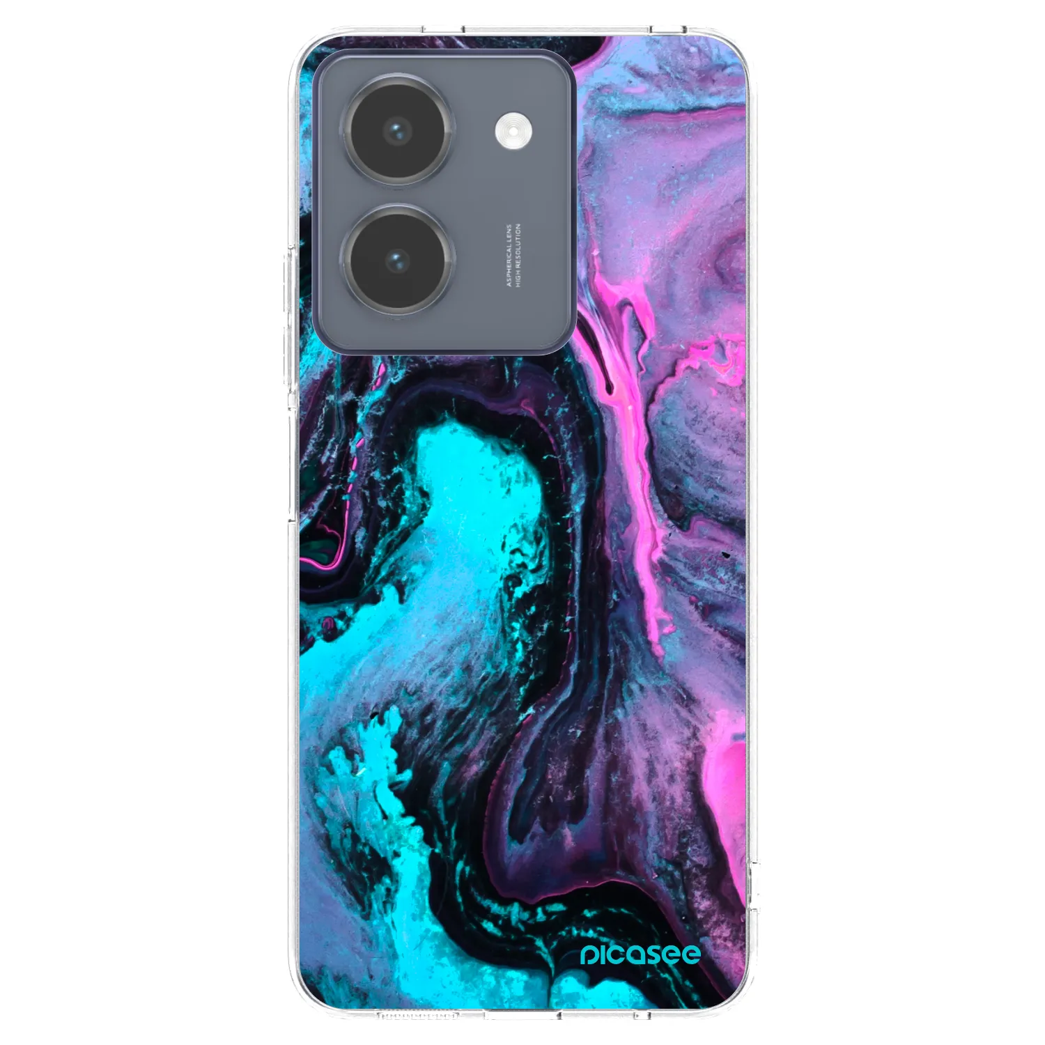 Picasee átlátszó szilikon tok az alábbi mobiltelefonokra Vivo Y36 4G - Lean 2