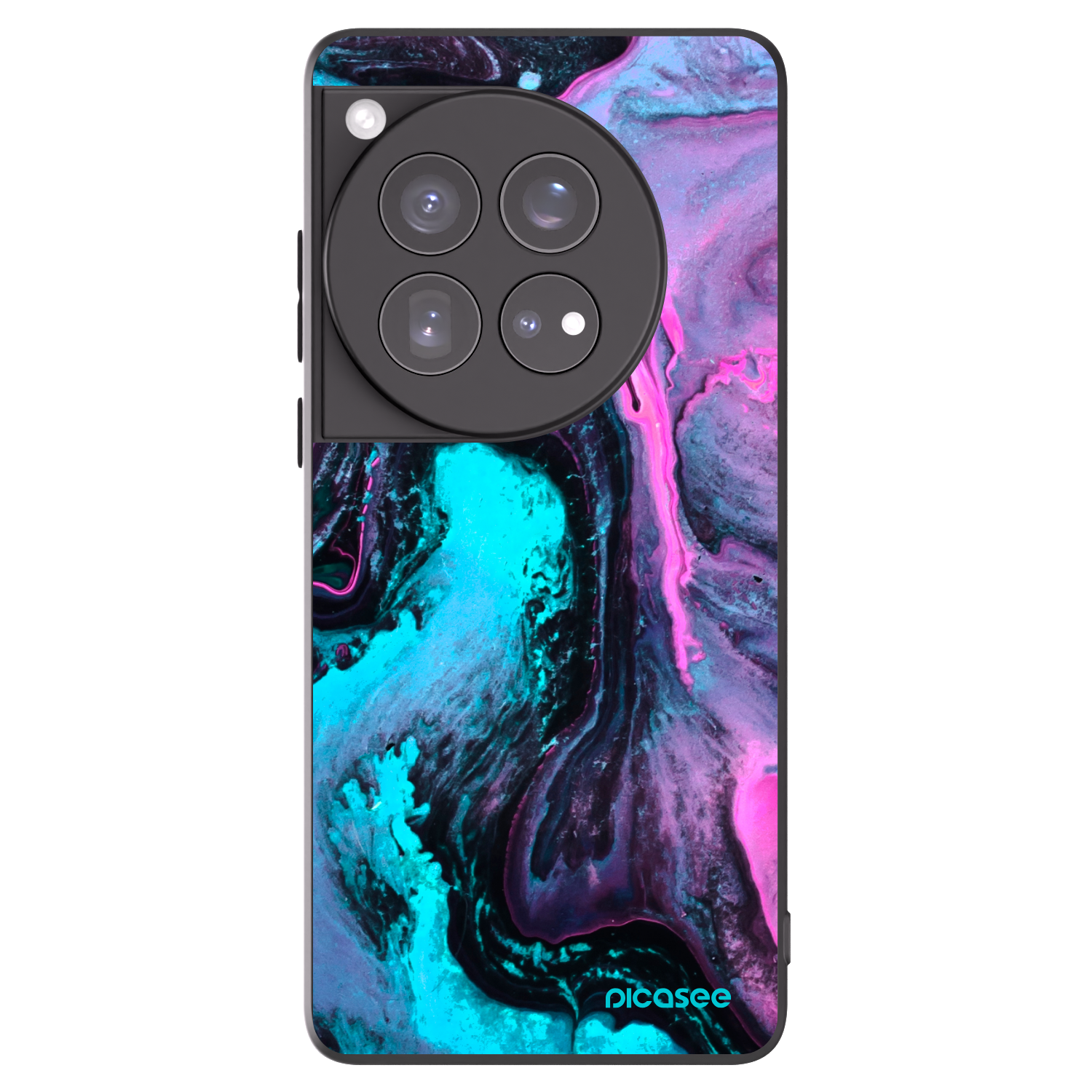 Picasee fekete szilikon tok az alábbi mobiltelefonokra OnePlus 12 5G - Lean 2