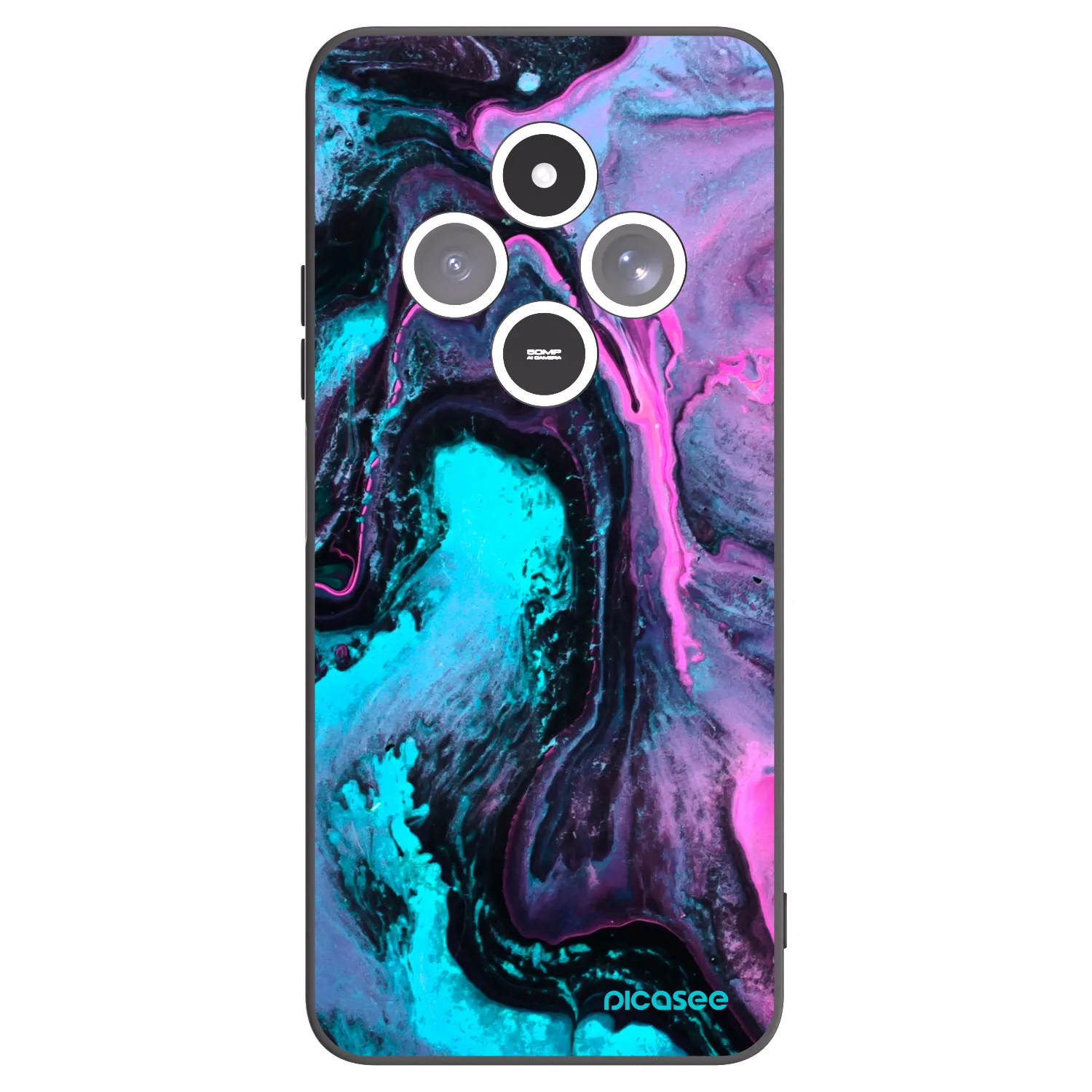 Picasee fekete szilikon tok az alábbi mobiltelefonokra Xiaomi Redmi 14C - Lean 2