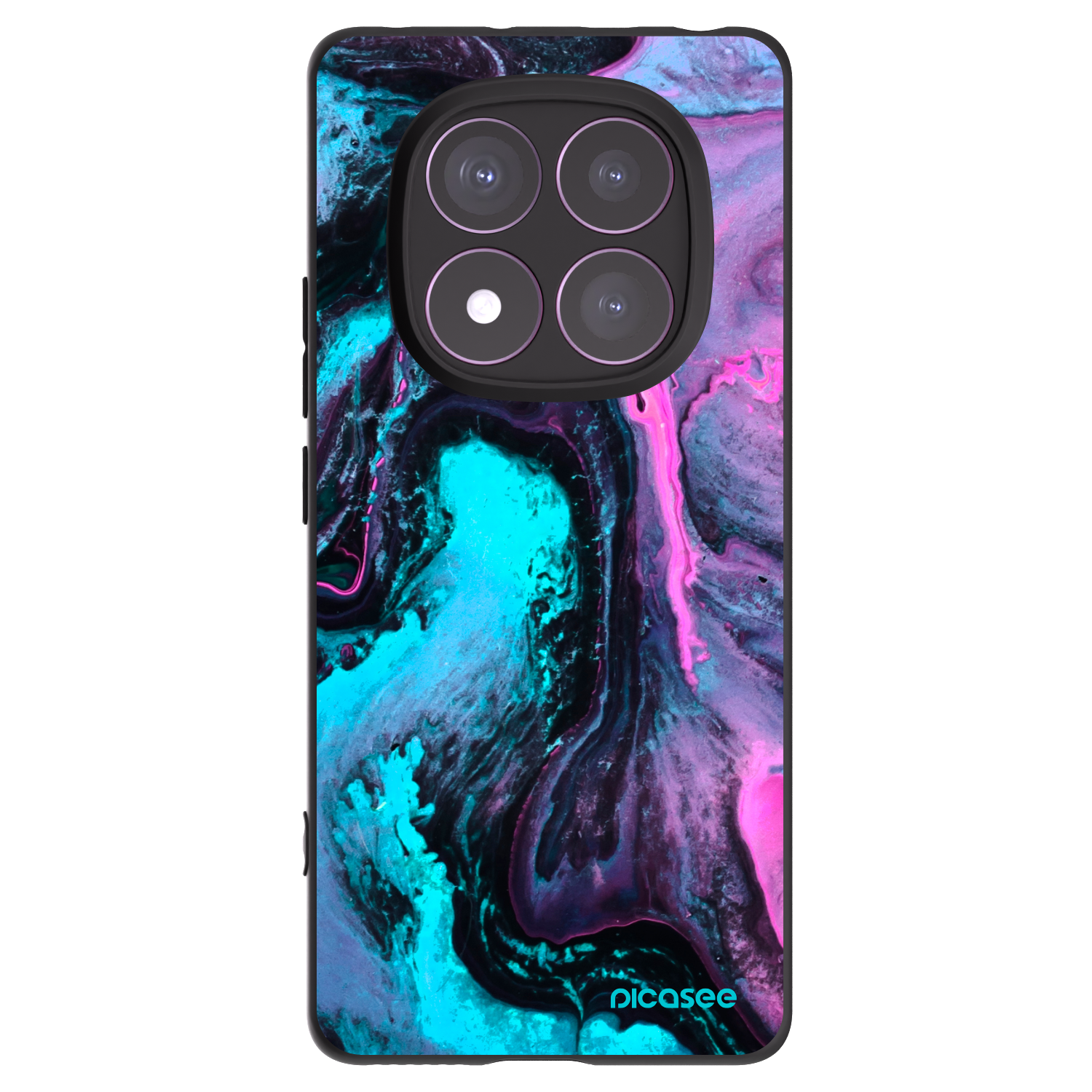 Picasee fekete szilikon tok az alábbi mobiltelefonokra Xiaomi Redmi Note 14 Pro 4G - Lean 2