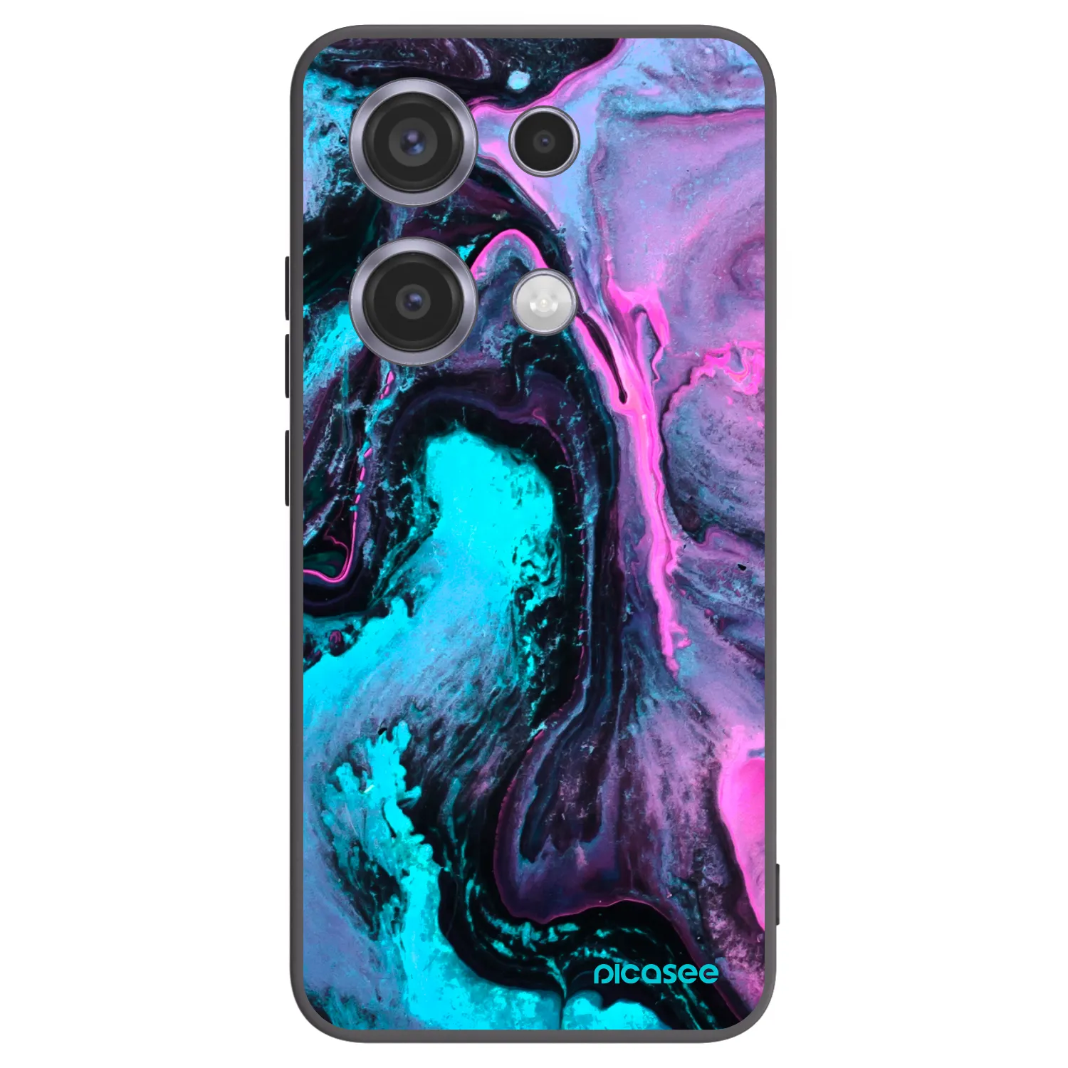 Picasee fekete szilikon tok az alábbi mobiltelefonokra Xiaomi Redmi Note 14S - Lean 2