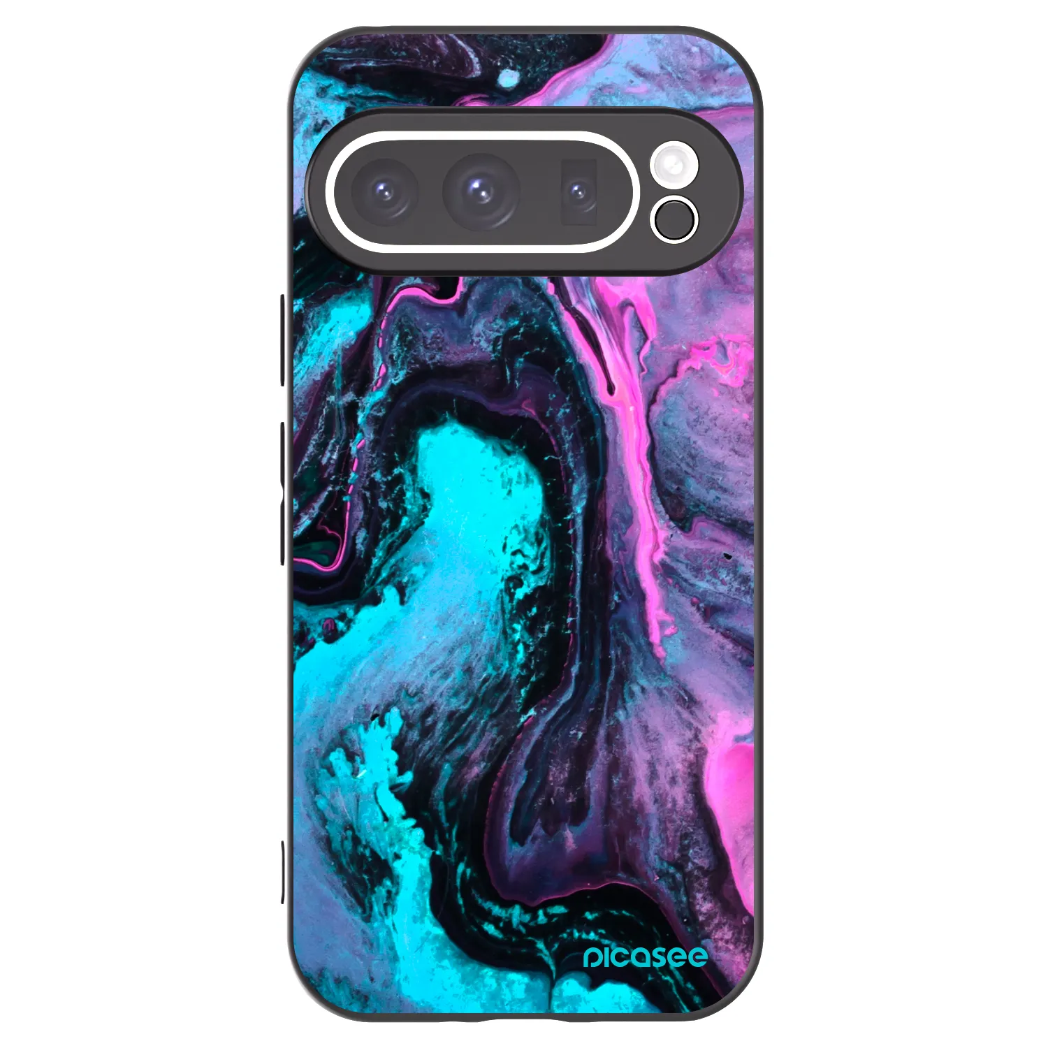 Picasee fekete szilikon tok az alábbi mobiltelefonokra Google Pixel 9 Pro XL - Lean 2