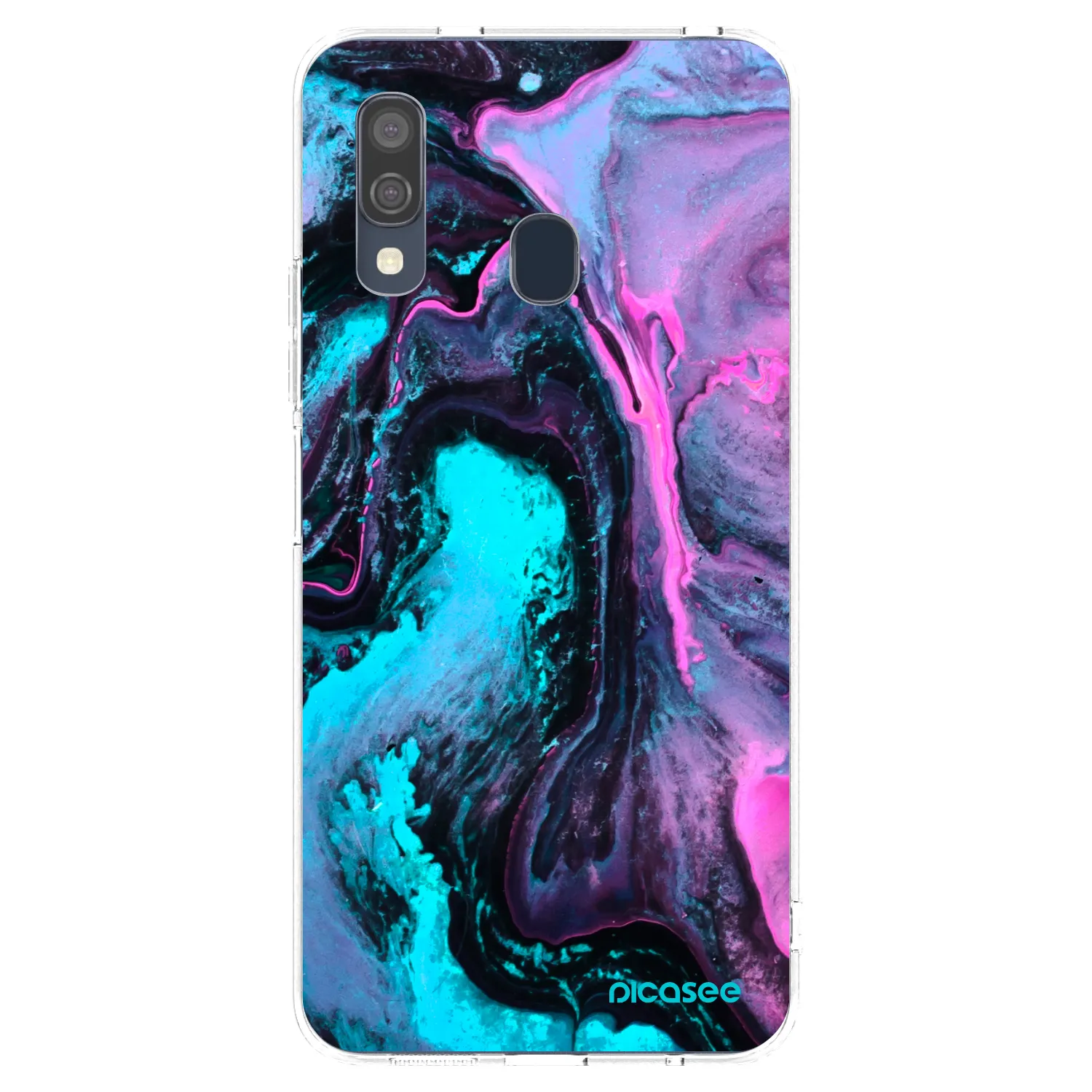 Picasee átlátszó szilikon tok az alábbi mobiltelefonokra Samsung Galaxy A40 A405F - Lean 2
