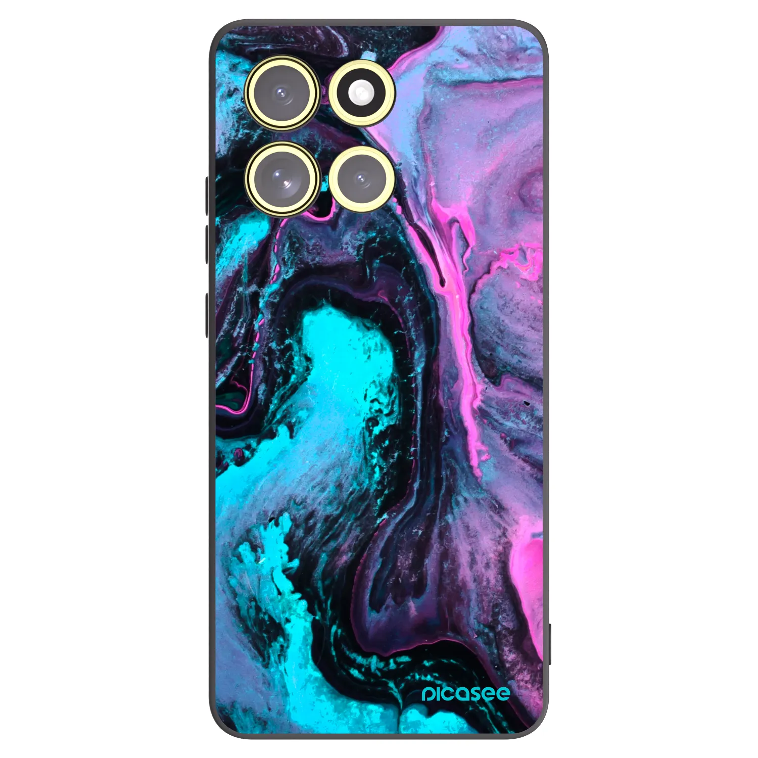 Picasee fekete szilikon tok az alábbi mobiltelefonokra Motorola Moto G86 5G - Lean 2