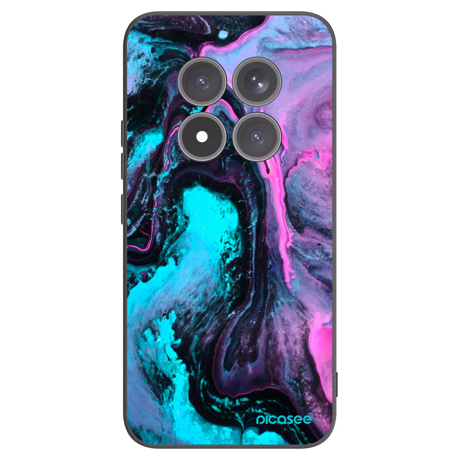 Picasee fekete szilikon tok az alábbi mobiltelefonokra Xiaomi Redmi Note 15 Pro+ - Lean 2