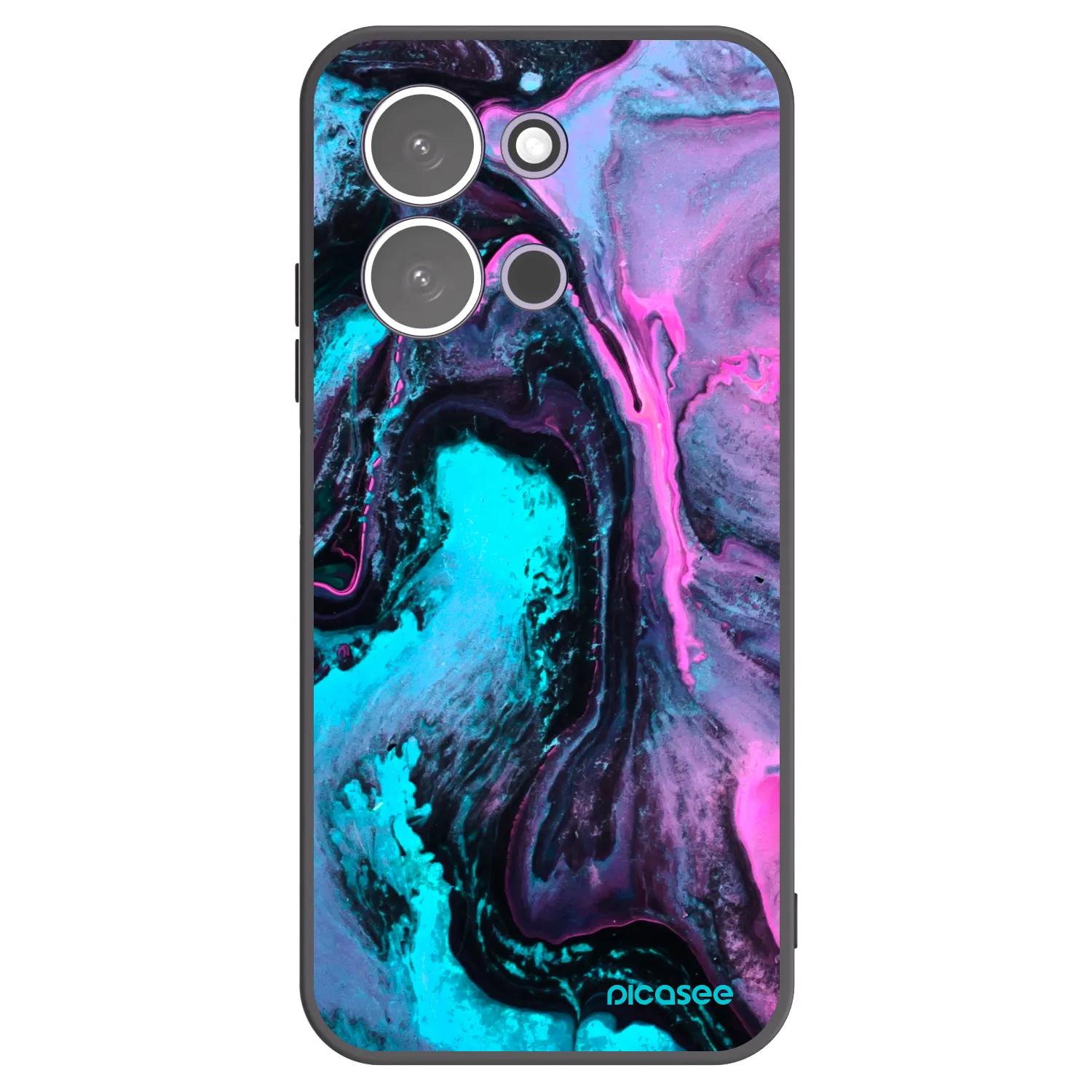 Picasee fekete szilikon tok az alábbi mobiltelefonokra Xiaomi Redmi 15C 5G - Lean 2