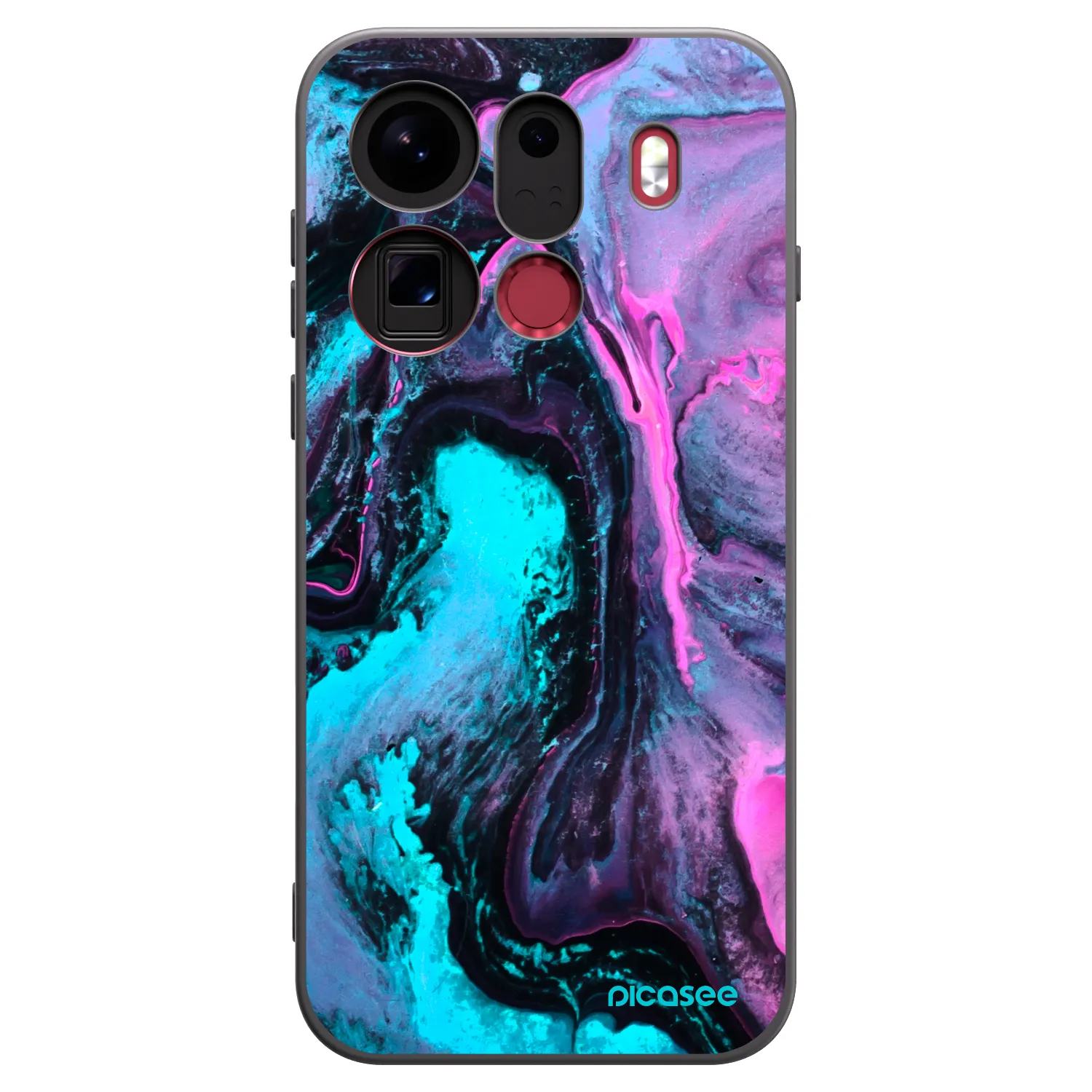 Picasee fekete szilikon tok az alábbi mobiltelefonokra OPPO Find X9 Pro - Lean 2
