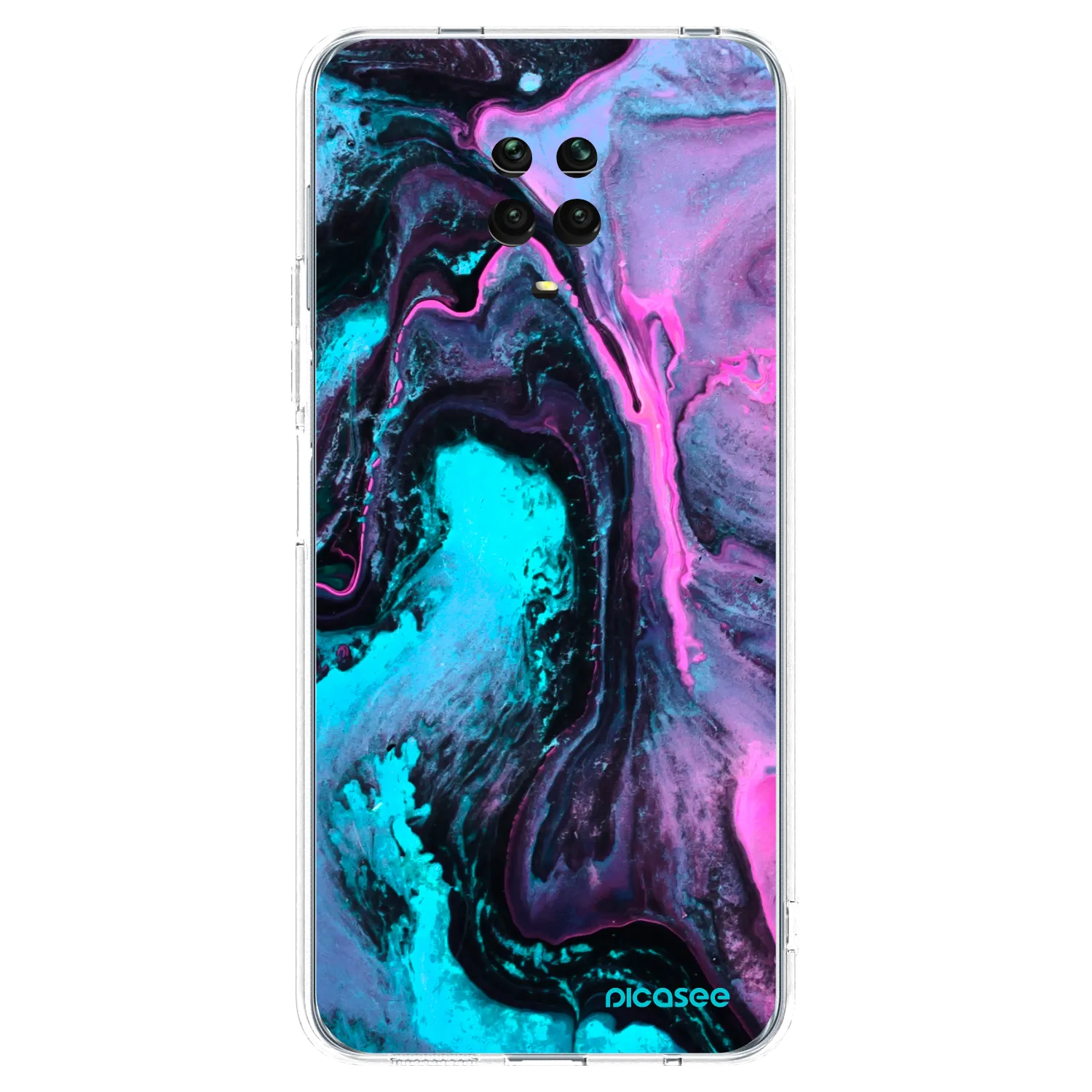 Picasee átlátszó szilikon tok az alábbi mobiltelefonokra Xiaomi Redmi Note 9 Pro - Lean 2