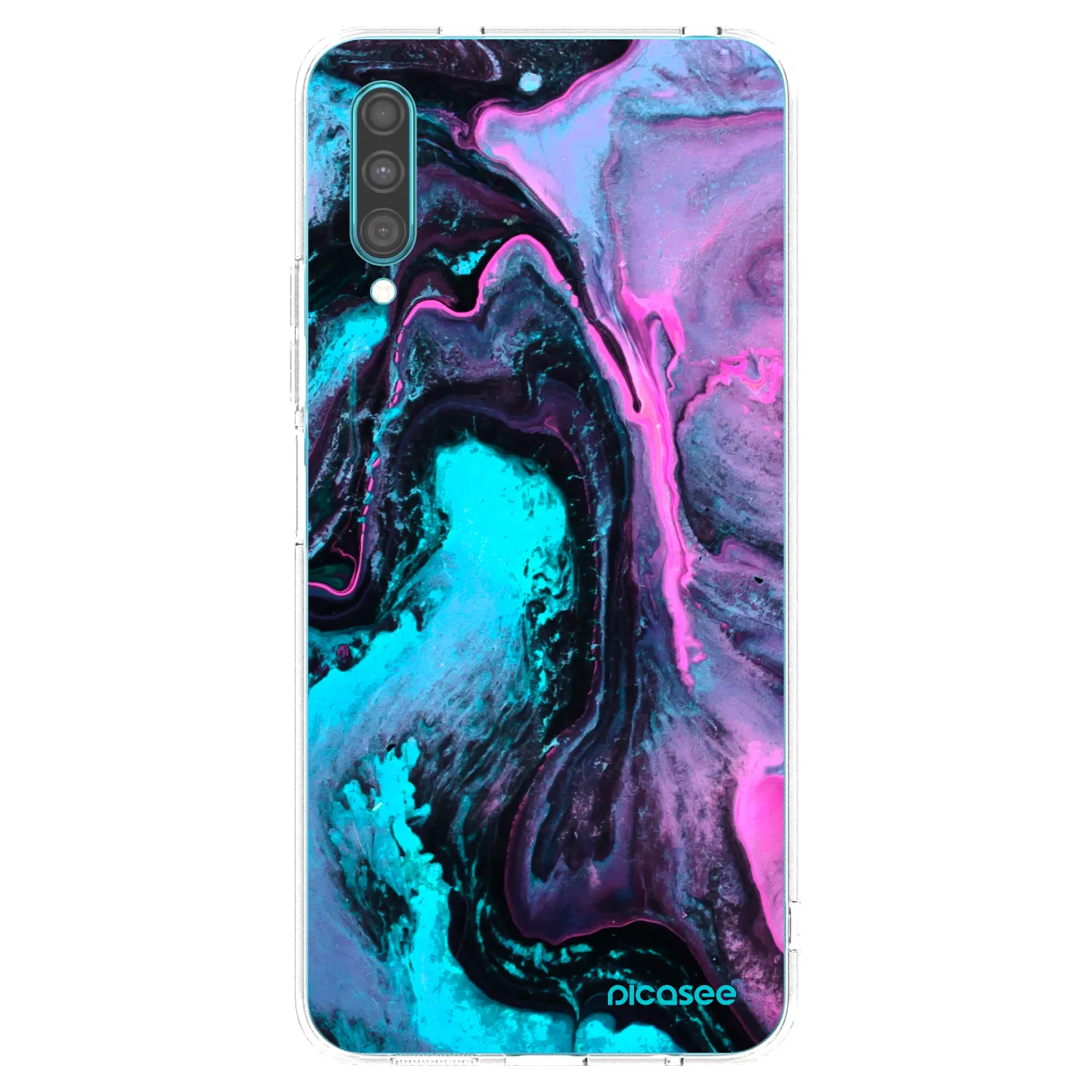 Picasee átlátszó szilikon tok az alábbi mobiltelefonokra Samsung Galaxy A30s A307F - Lean 2