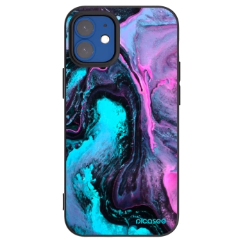 Picasee fekete szilikon tok az alábbi mobiltelefonokra Apple iPhone 12 mini - Lean 2