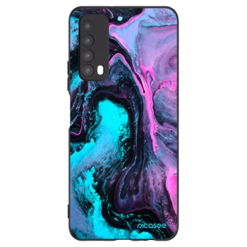 Picasee fekete szilikon tok az alábbi mobiltelefonokra Huawei P Smart 2021 - Lean 2