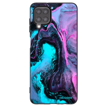 Picasee fekete szilikon tok az alábbi mobiltelefonokra Samsung Galaxy A12 A125F - Lean 2