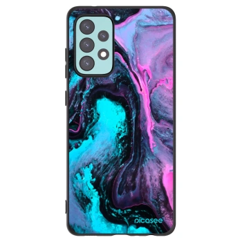 Picasee fekete szilikon tok az alábbi mobiltelefonokra Samsung Galaxy A72 A725F - Lean 2
