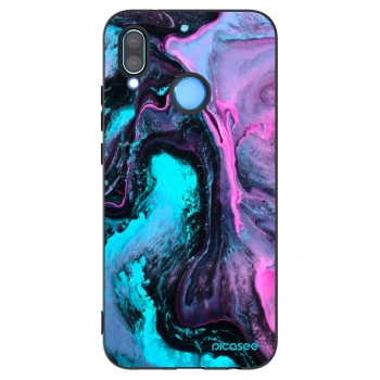 Picasee fekete szilikon tok az alábbi mobiltelefonokra Huawei P20 Lite - Lean 2