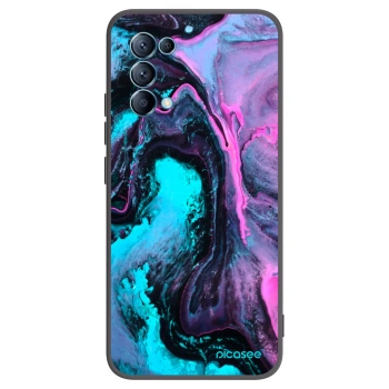 Picasee fekete szilikon tok az alábbi mobiltelefonokra OPPO Reno 5 5G - Lean 2