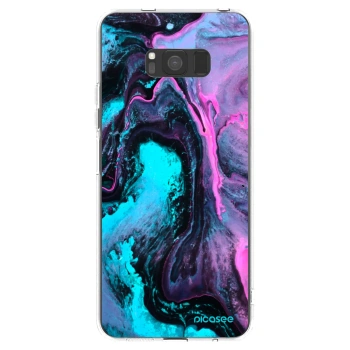 Picasee átlátszó szilikon tok az alábbi mobiltelefonokra Samsung Galaxy S8 G950F - Lean 2