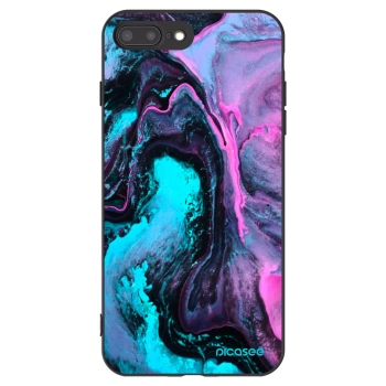 Picasee fekete szilikon tok az alábbi mobiltelefonokra Apple iPhone 7 Plus - Lean 2