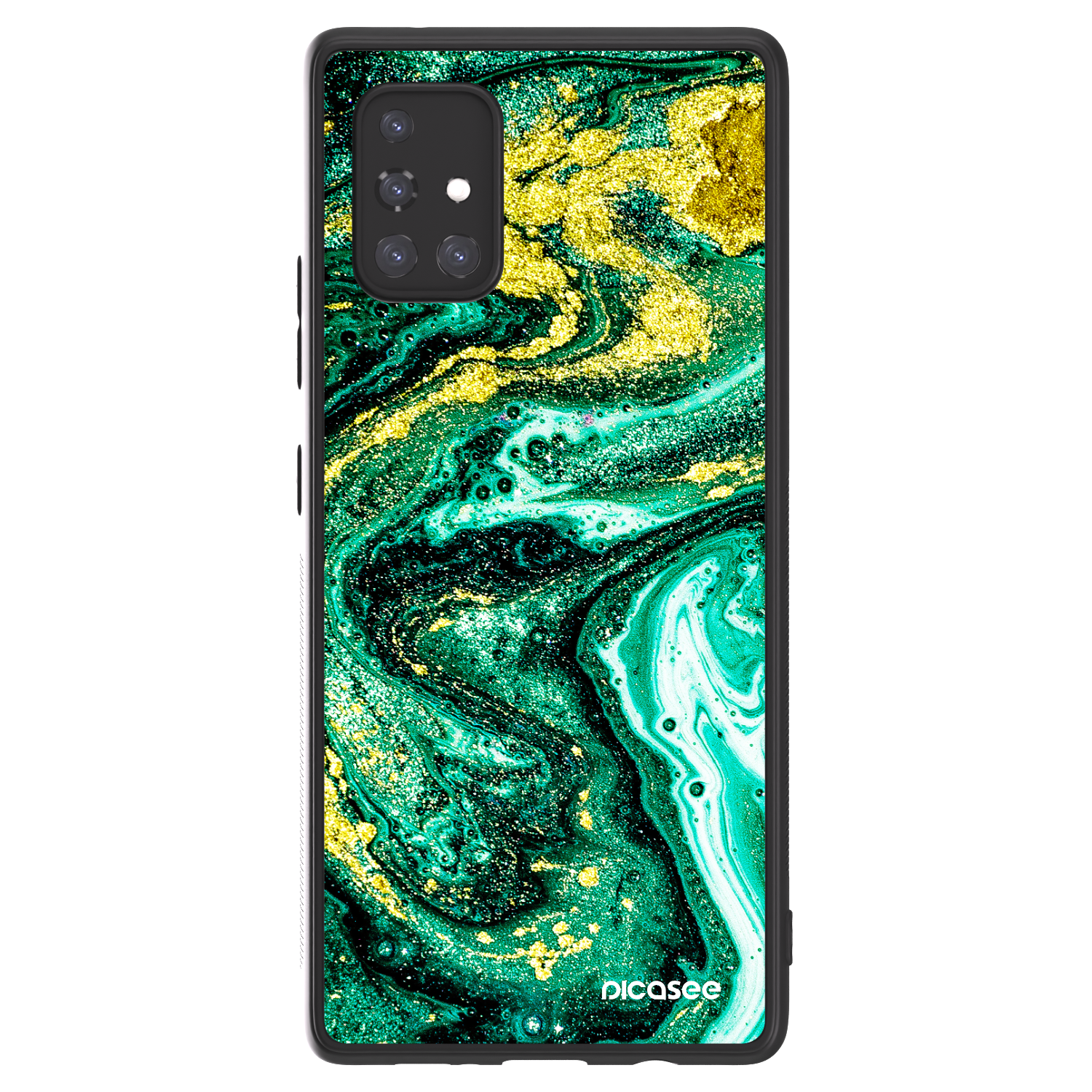 Picasee ULTIMATE CASE Samsung Galaxy A71 A715F - készülékre - Green Gold