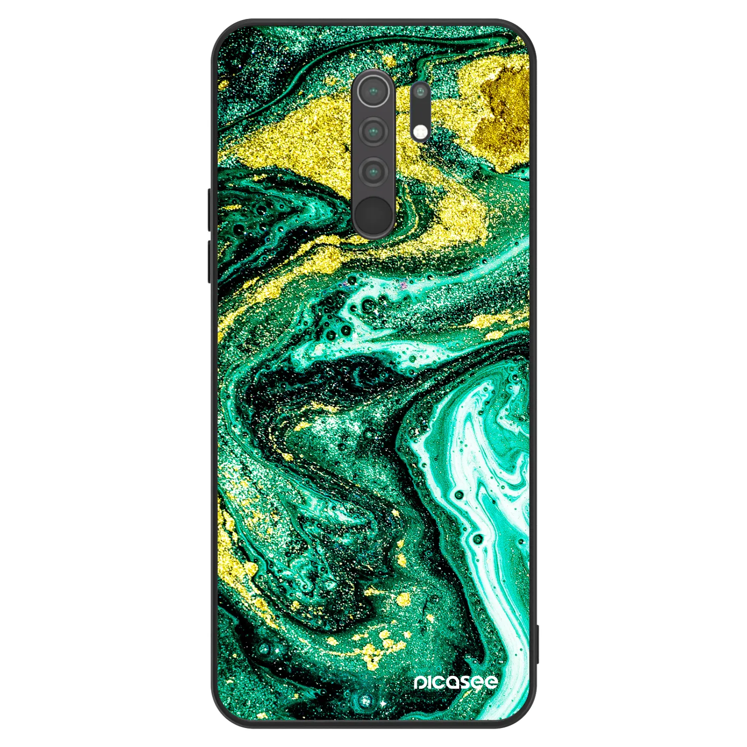 Picasee ULTIMATE CASE Xiaomi Redmi 9 - készülékre - Green Gold