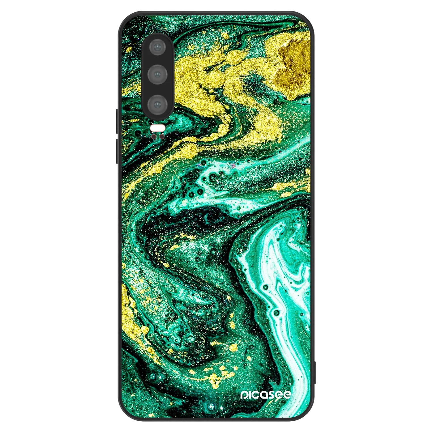 Picasee ULTIMATE CASE Huawei P30 - készülékre - Green Gold