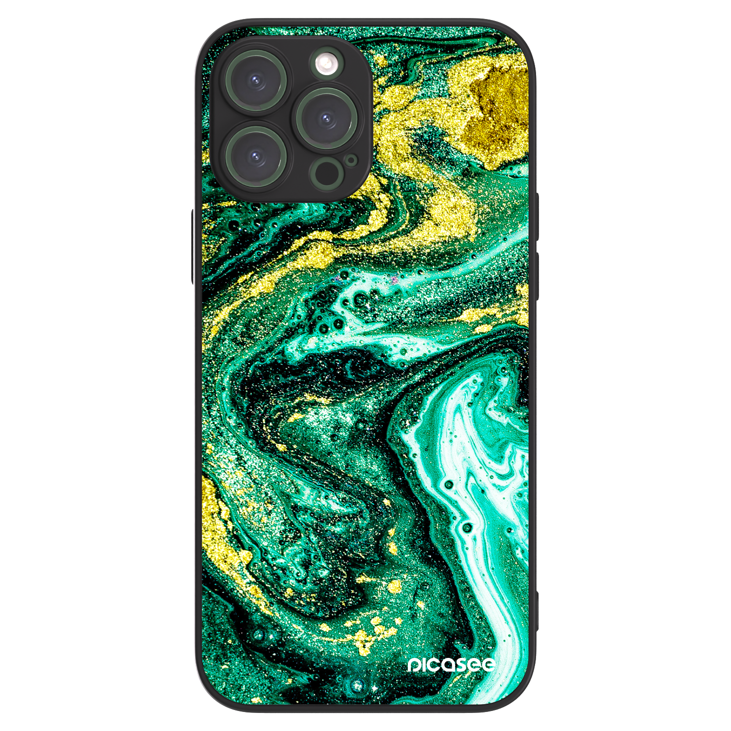 Picasee ULTIMATE CASE Apple iPhone 13 Pro Max - készülékre - Green Gold