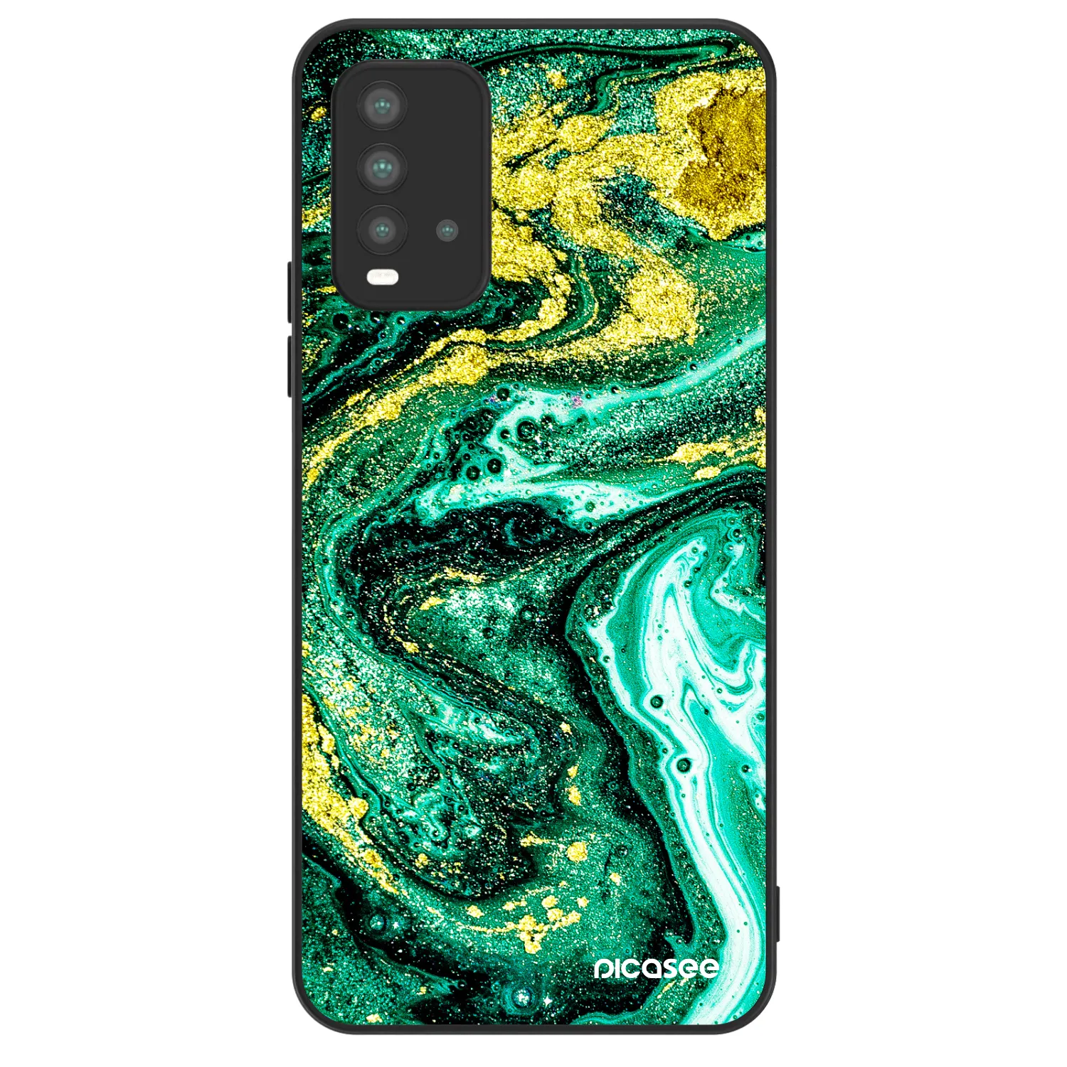 Picasee ULTIMATE CASE Xiaomi Redmi 9T - készülékre - Green Gold