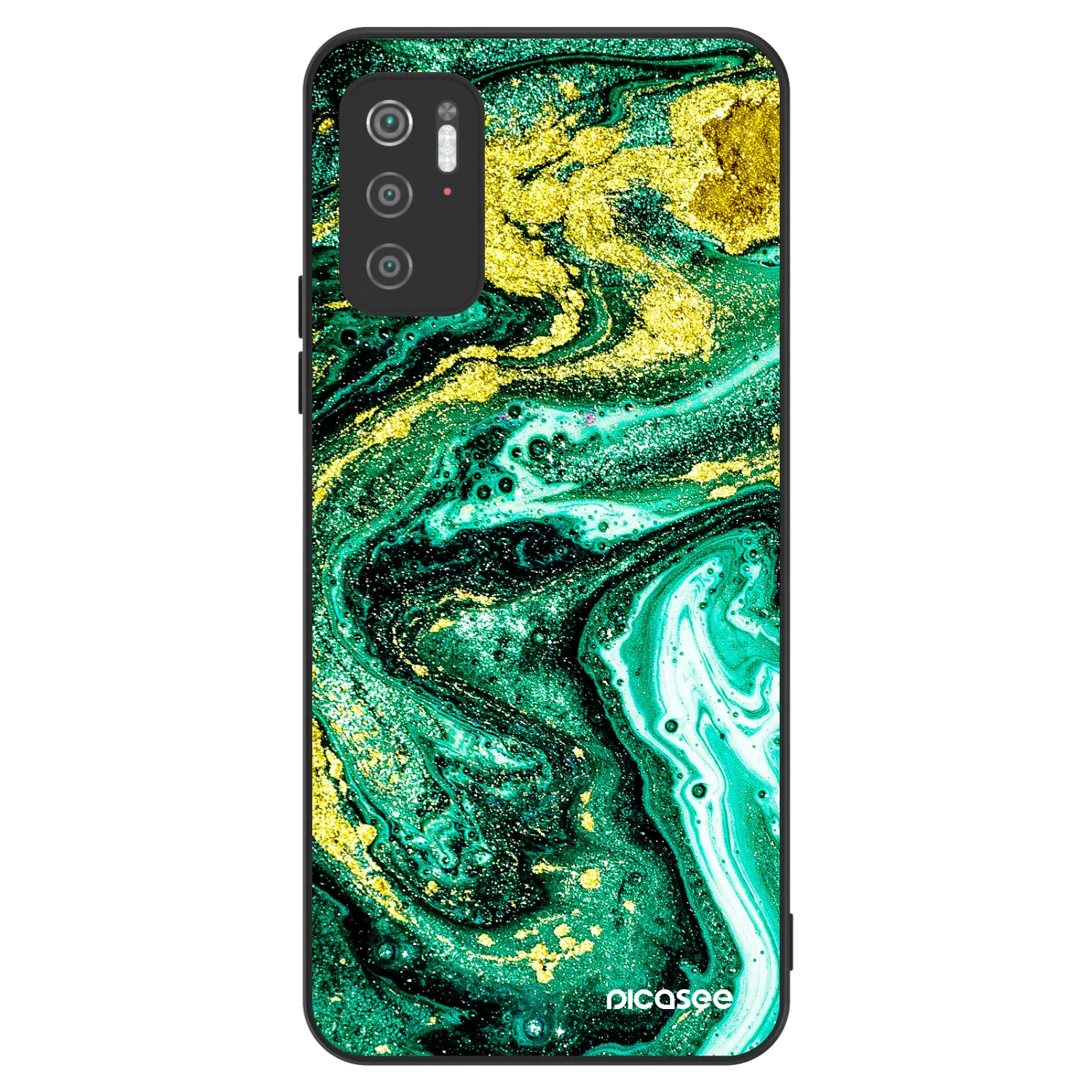 Picasee ULTIMATE CASE Xiaomi Poco M3 Pro 5G - készülékre - Green Gold