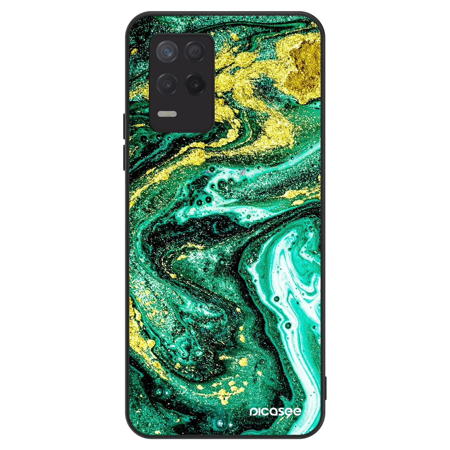 Picasee ULTIMATE CASE Realme 8 5G - készülékre - Green Gold