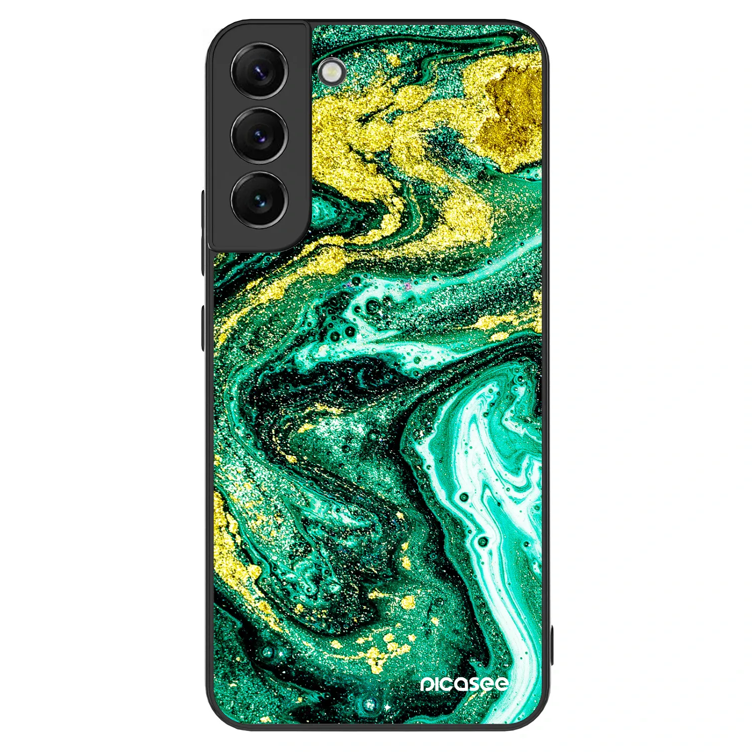 Picasee ULTIMATE CASE Samsung Galaxy S22+ 5G - készülékre - Green Gold