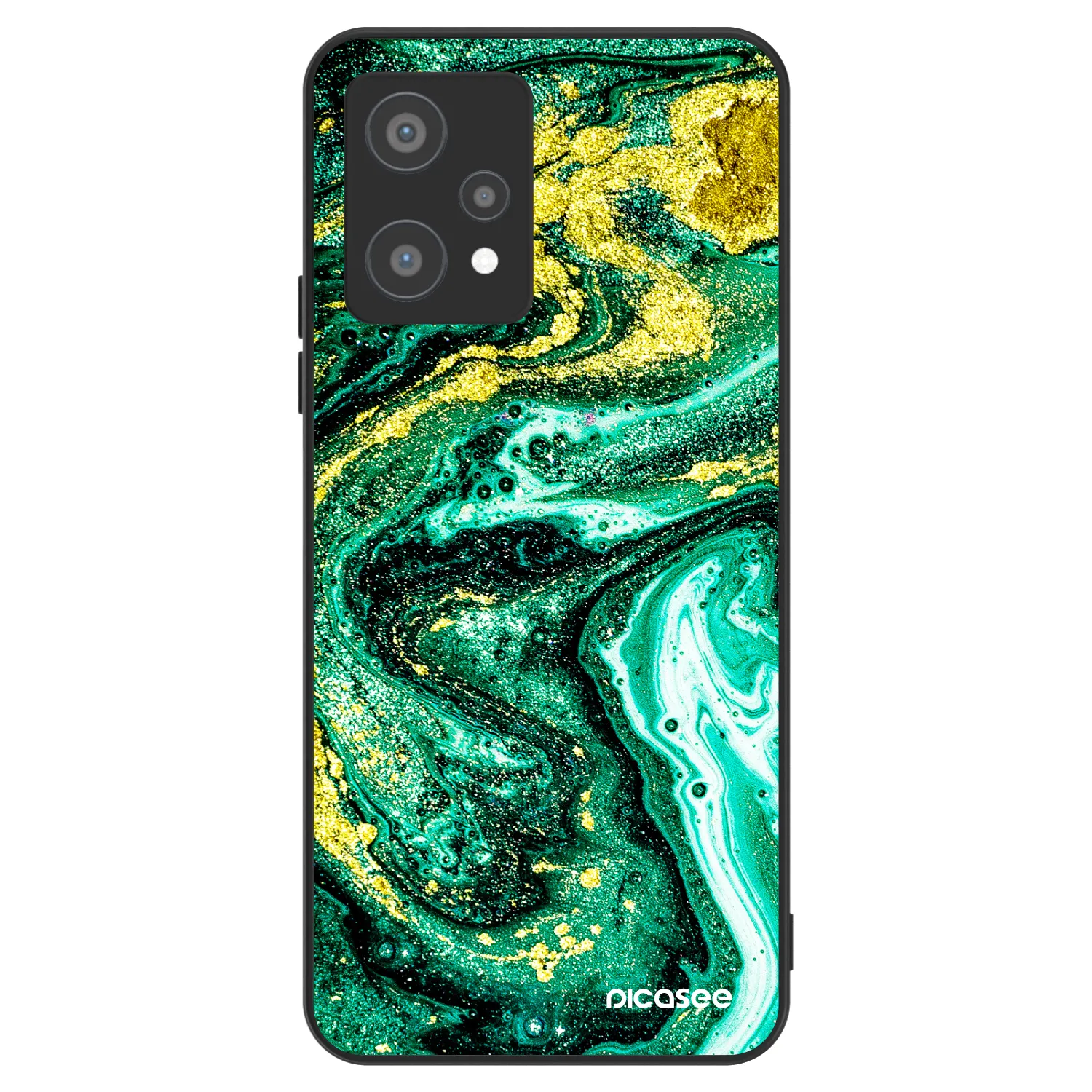 Picasee ULTIMATE CASE Realme 9 Pro 5G - készülékre - Green Gold