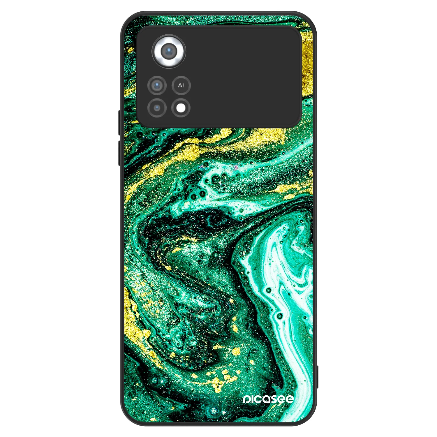 Picasee ULTIMATE CASE Xiaomi Poco X4 Pro 5G - készülékre - Green Gold