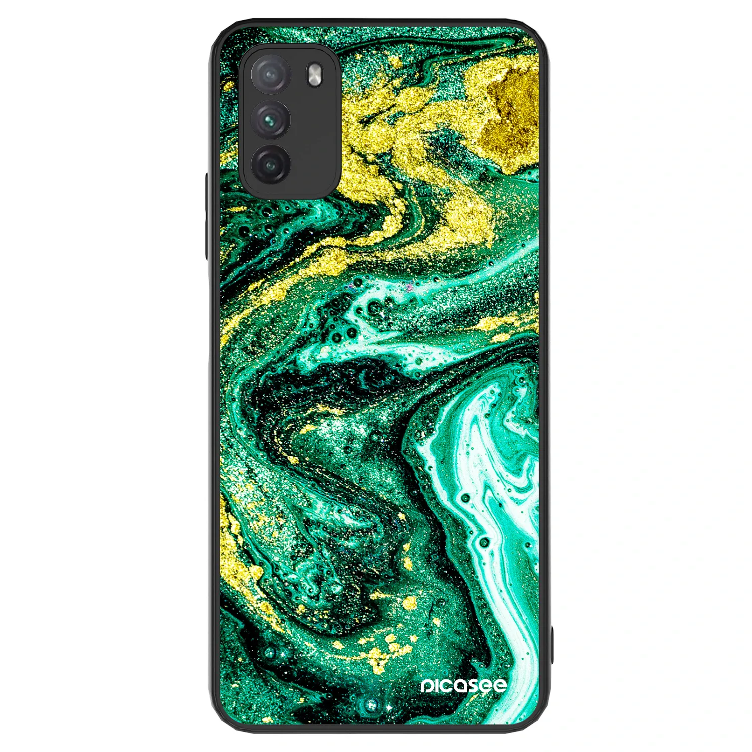 Picasee ULTIMATE CASE Xiaomi Poco M3 - készülékre - Green Gold