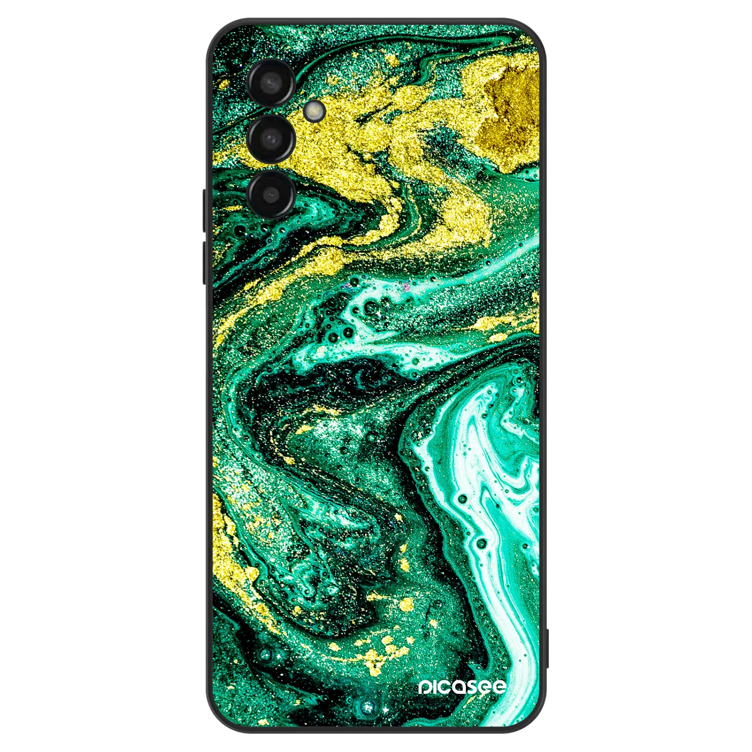 Picasee ULTIMATE CASE Samsung Galaxy M13 M135F - készülékre - Green Gold