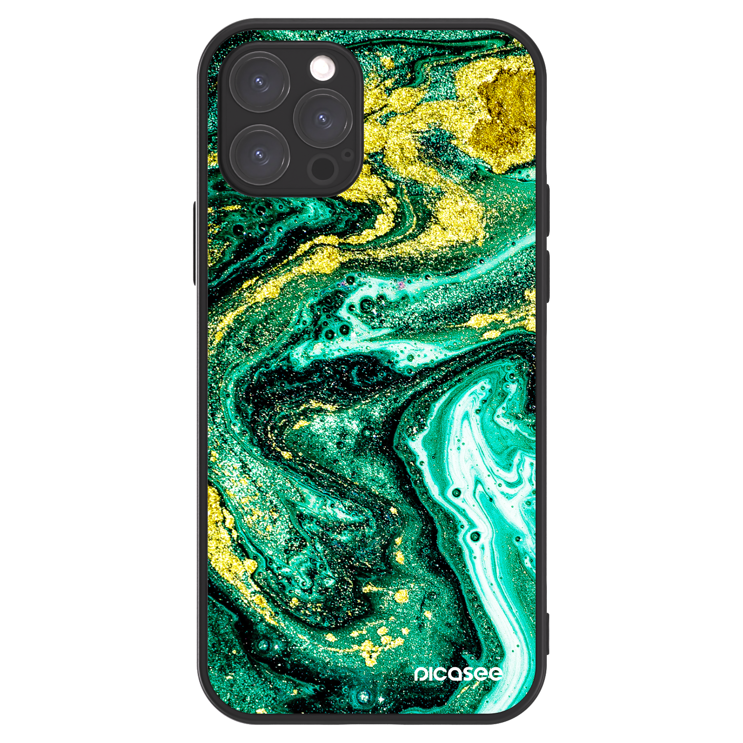 Picasee ULTIMATE CASE MagSafe Apple iPhone 12 Pro - készülékre - Green Gold