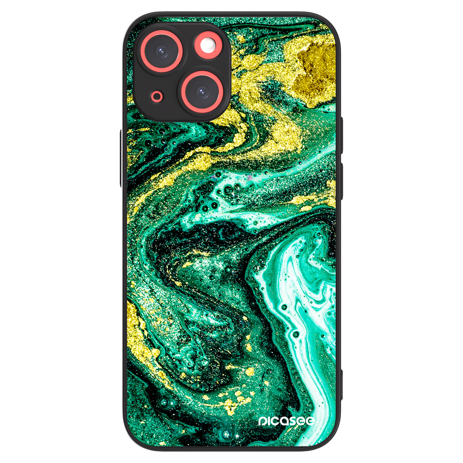Picasee ULTIMATE CASE MagSafe Apple iPhone 13 mini - készülékre - Green Gold