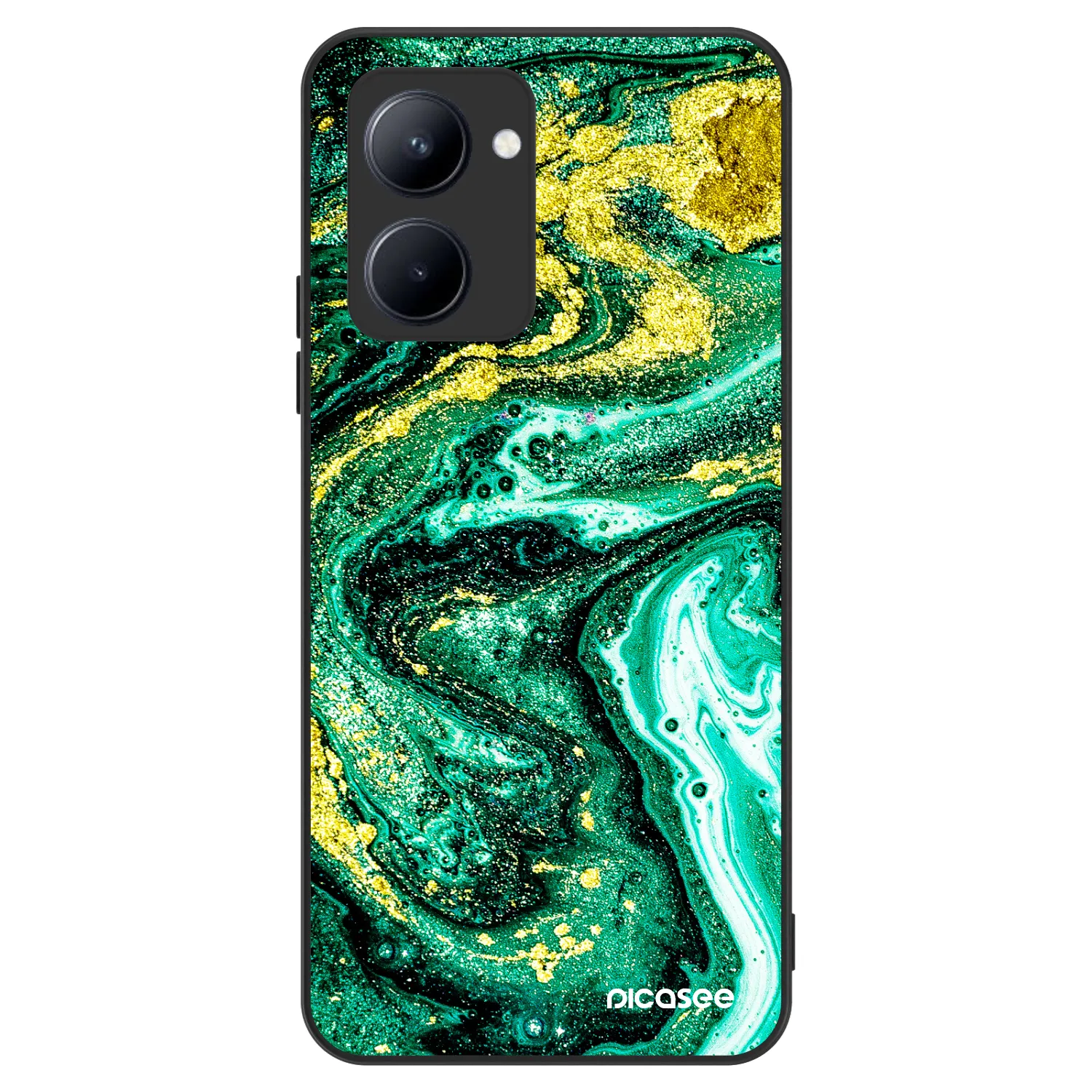 Picasee ULTIMATE CASE Realme C33 (2023) - készülékre - Green Gold