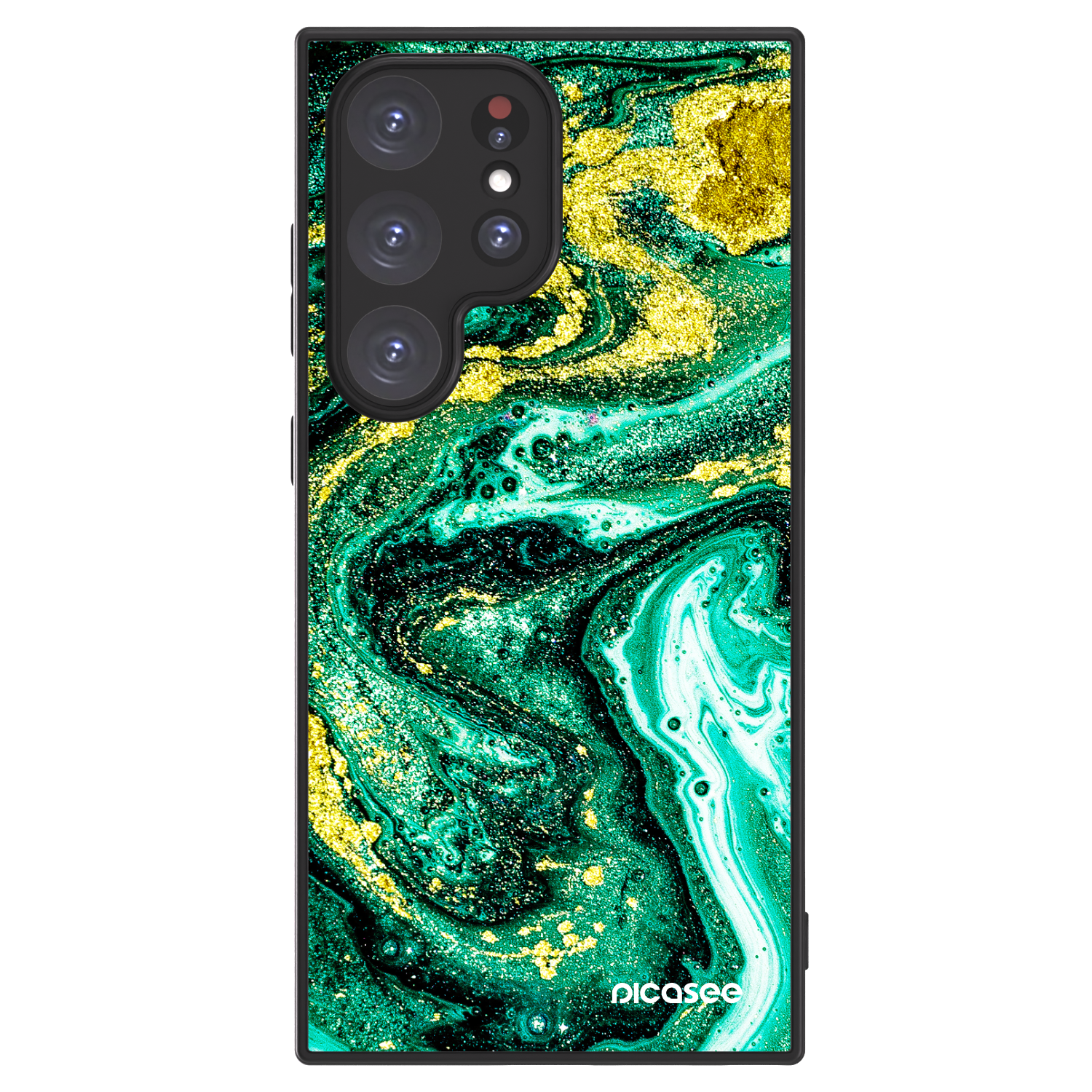 Picasee ULTIMATE CASE Samsung Galaxy S24 Ultra S928B 5G - készülékre - Green Gold