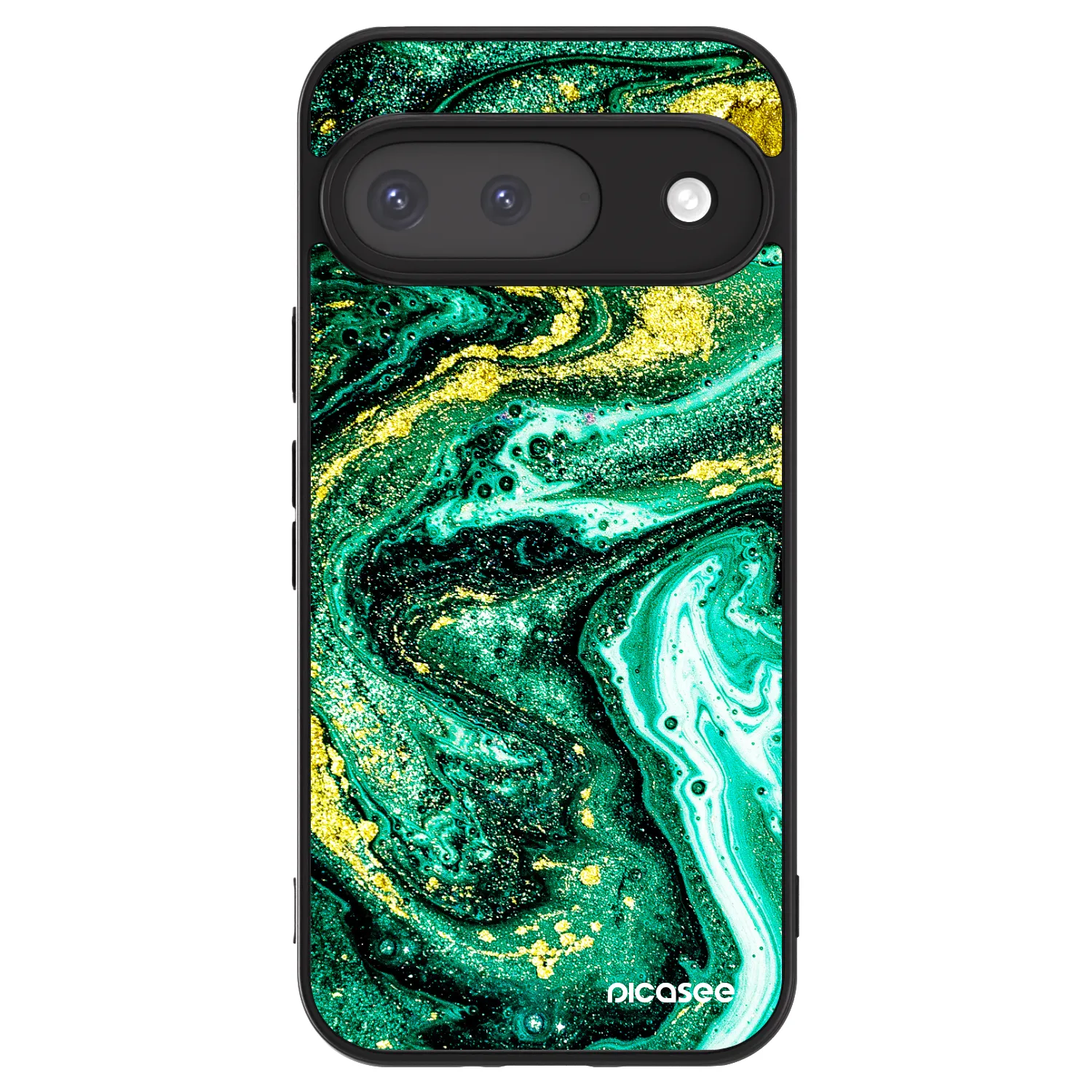 Picasee ULTIMATE CASE Google Pixel 9 - készülékre - Green Gold