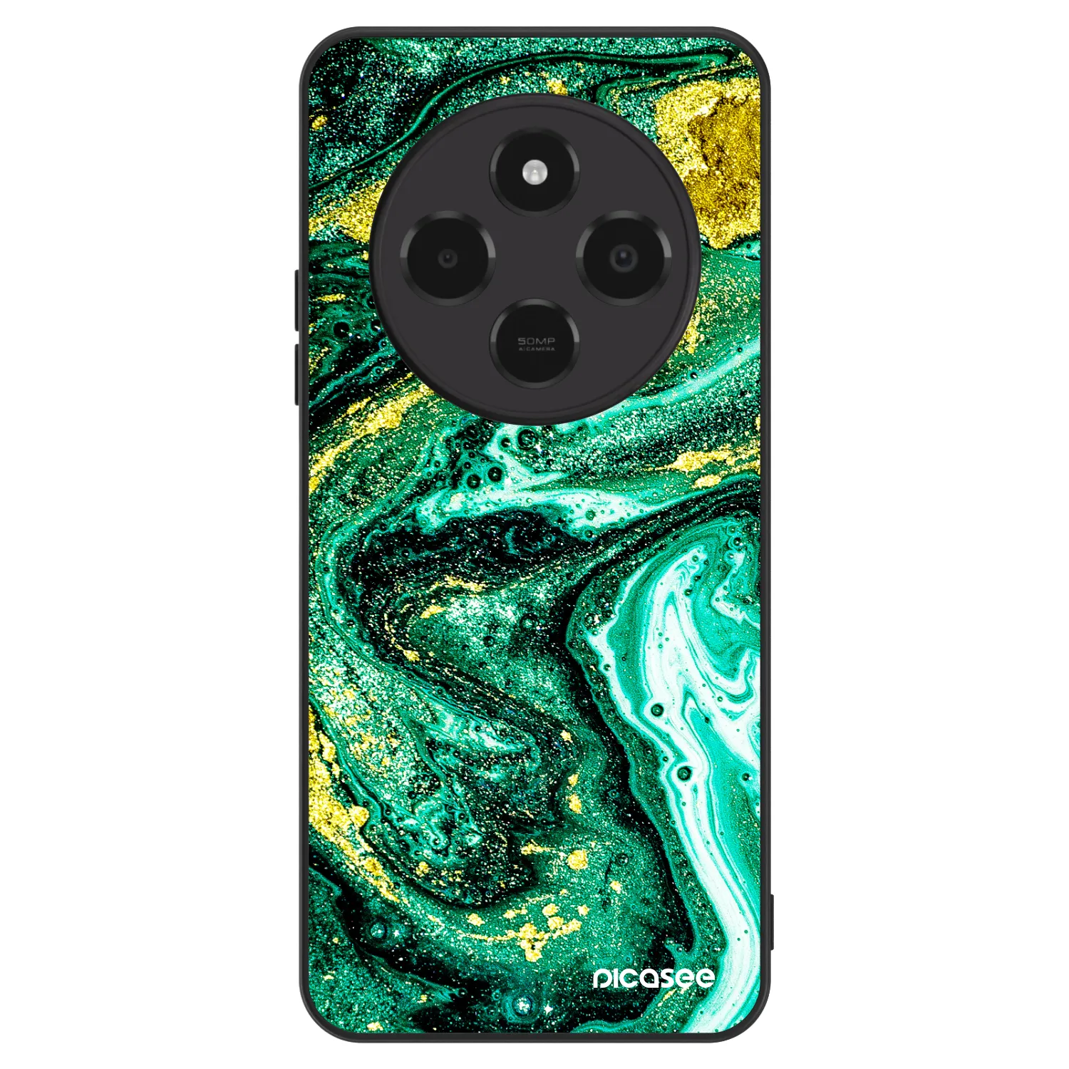 Picasee ULTIMATE CASE Xiaomi Poco C75 - készülékre - Green Gold