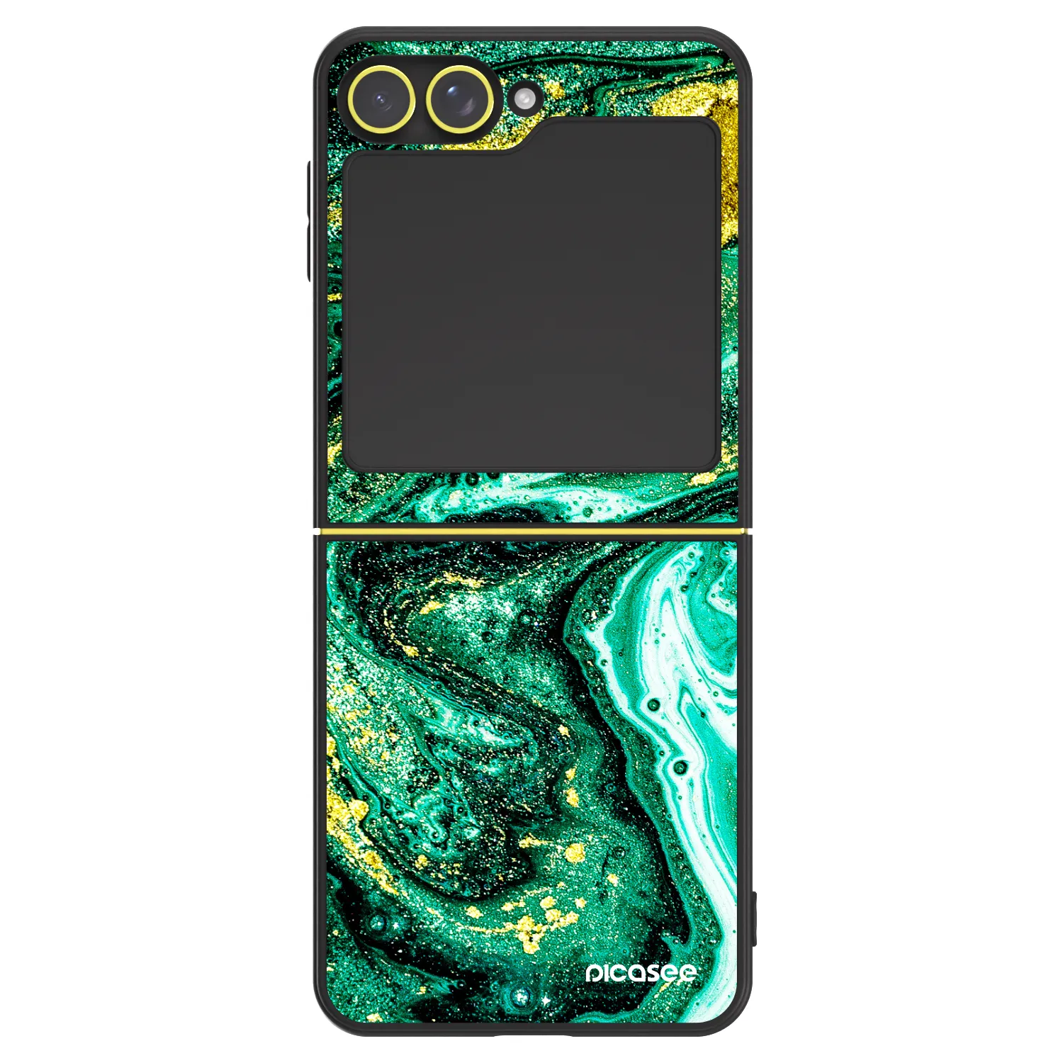 Picasee ULTIMATE CASE Samsung Galaxy Z Flip5 5G - készülékre - Green Gold