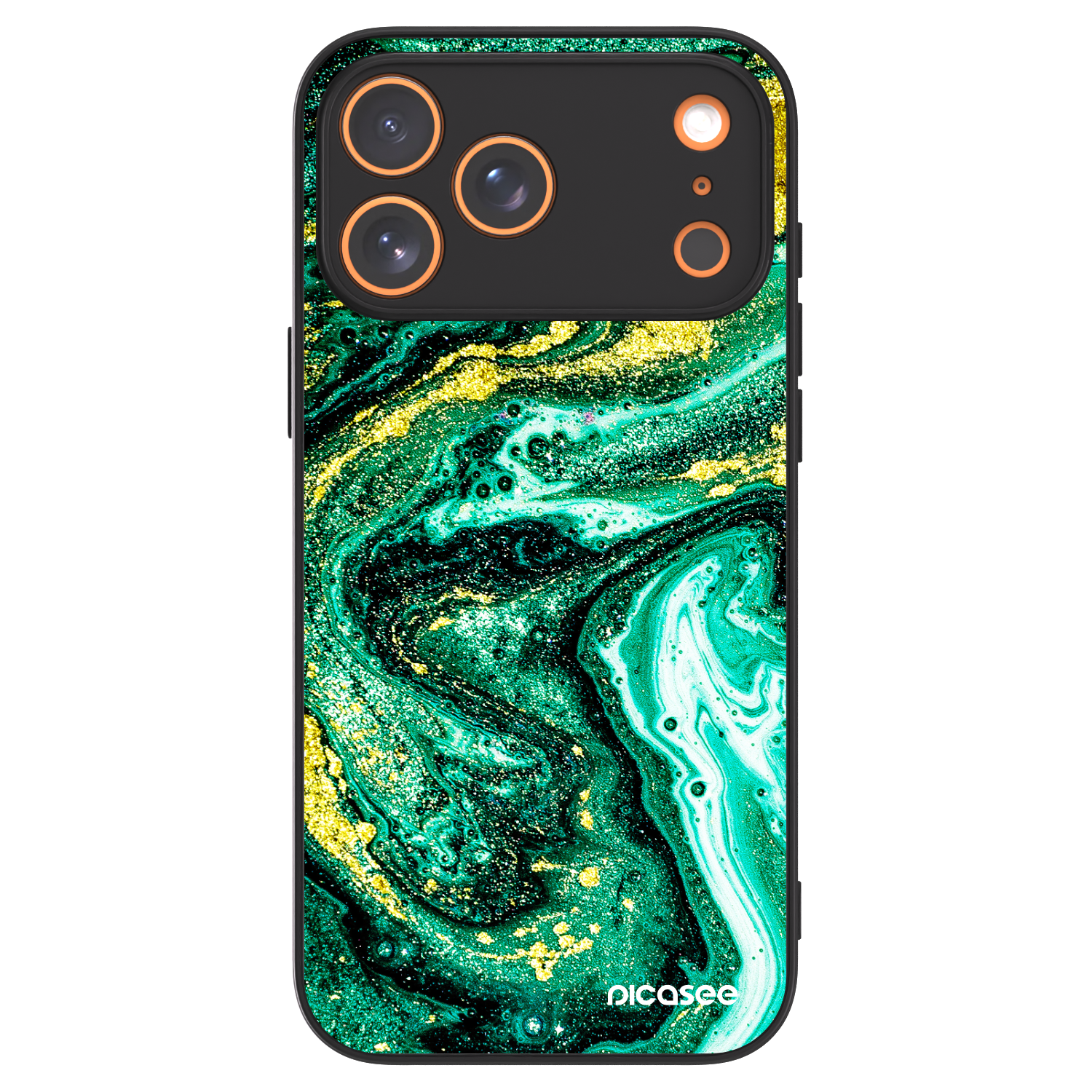 Picasee ULTIMATE CASE Apple iPhone 17 Pro Max - készülékre - Green Gold