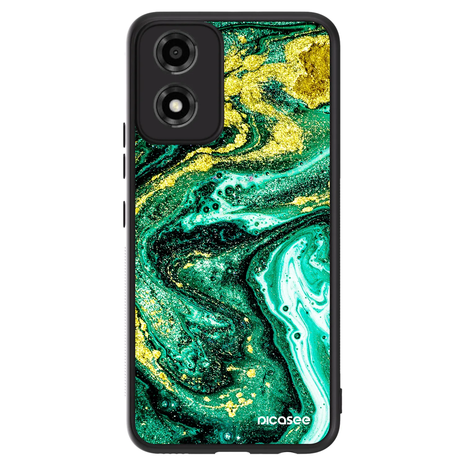 Picasee ULTIMATE CASE Motorola Moto E14 - készülékre - Green Gold