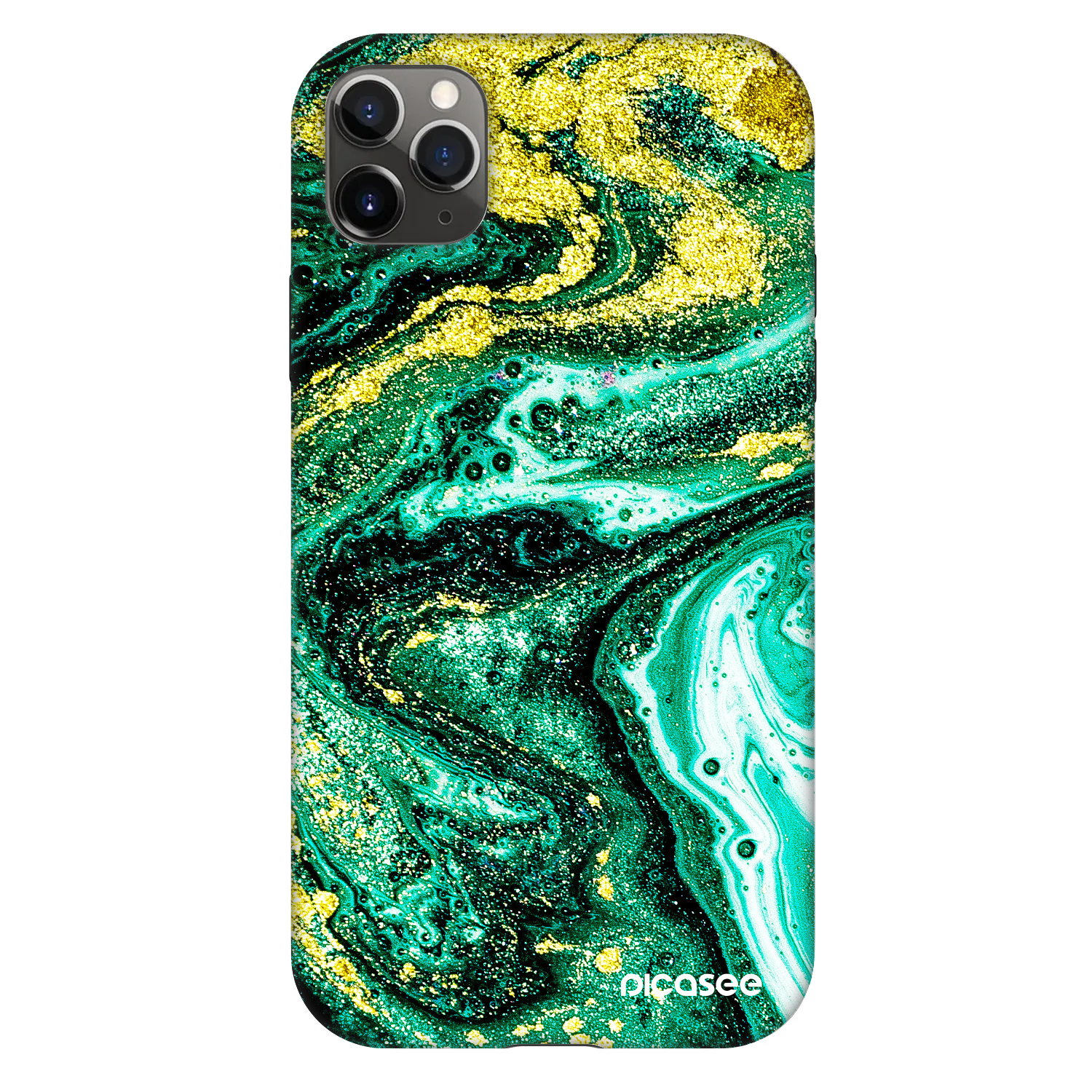 Picasee Fashion Case Apple iPhone 11 Pro Max - Green Gold