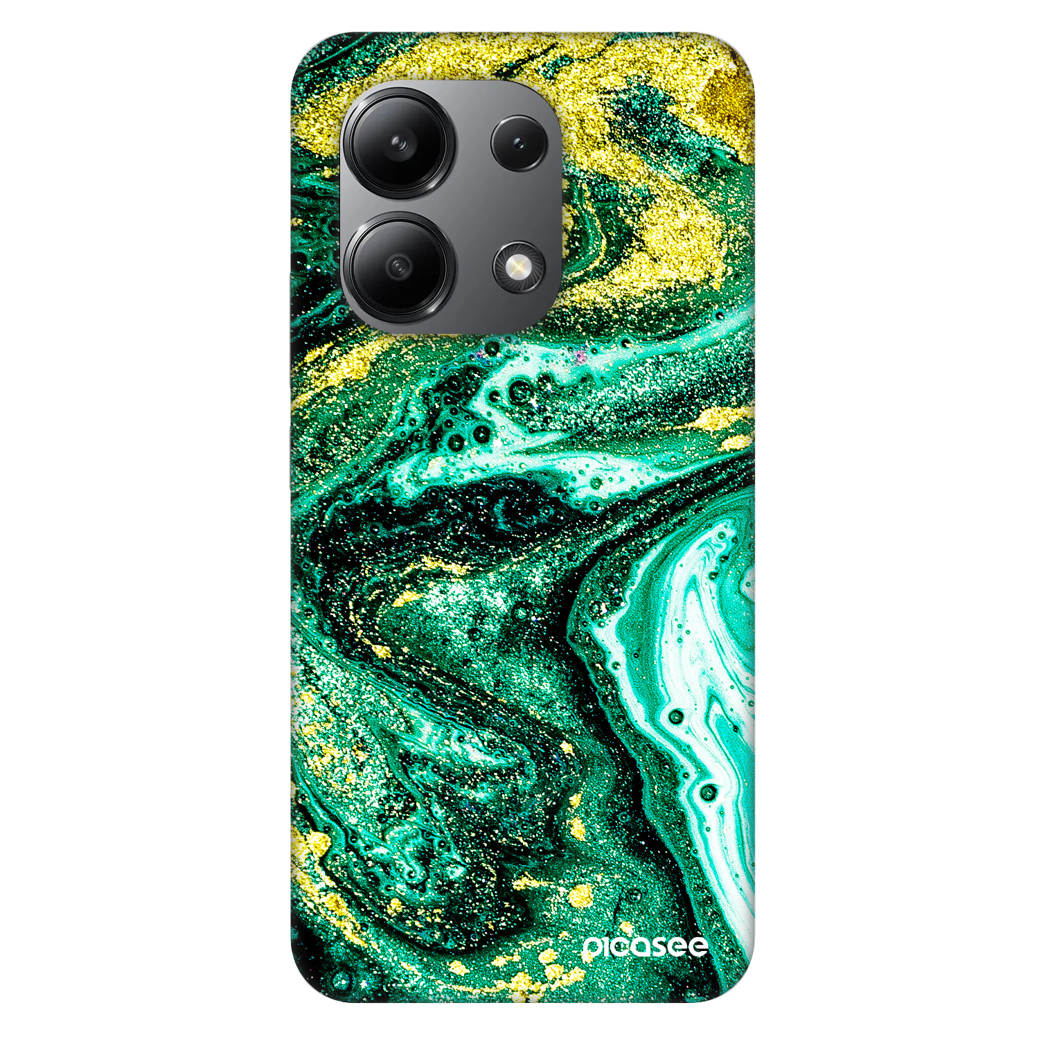 Picasee Fashion Case Xiaomi Redmi Note 13 4G - Green Gold