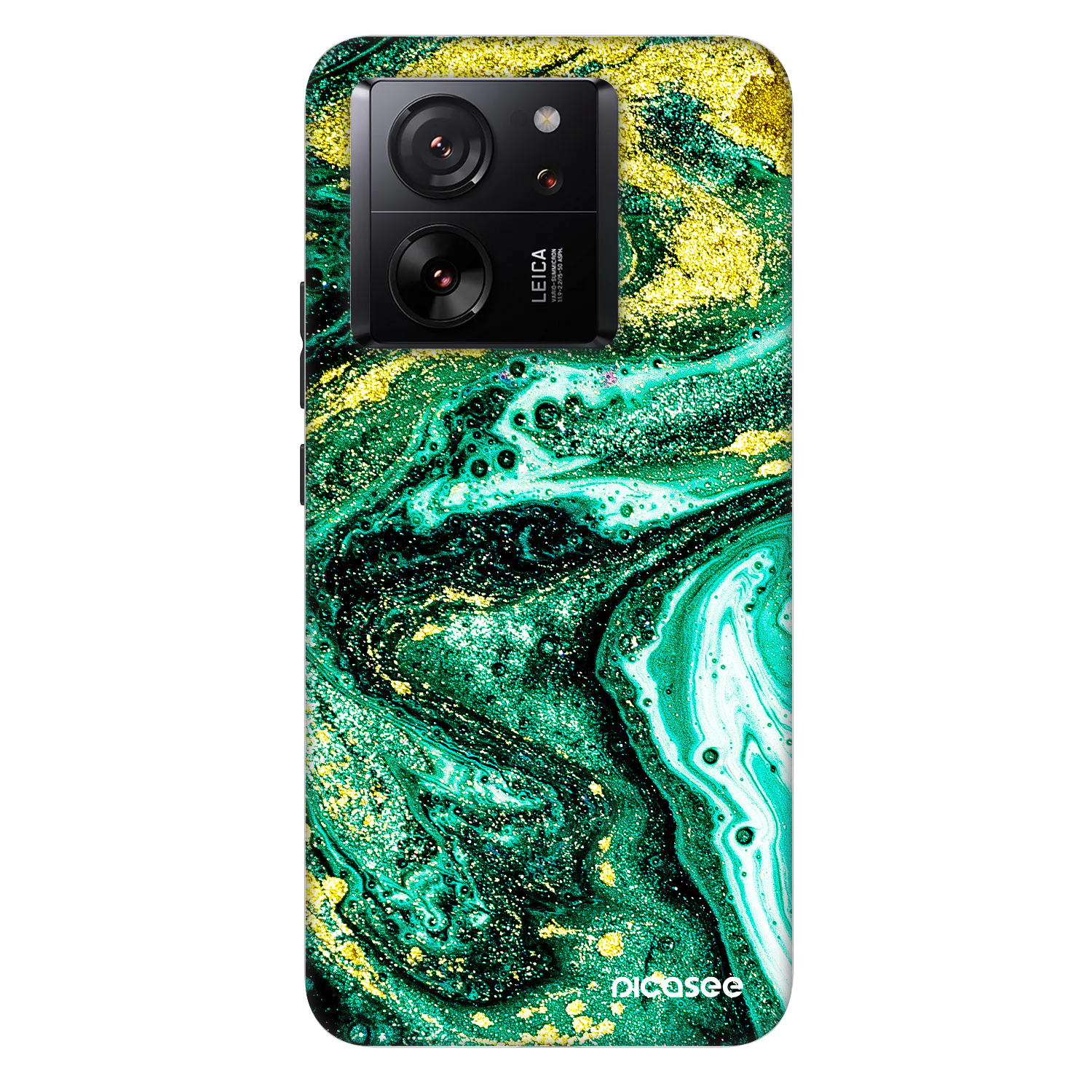 Picasee Fashion Case Xiaomi 13T - Green Gold